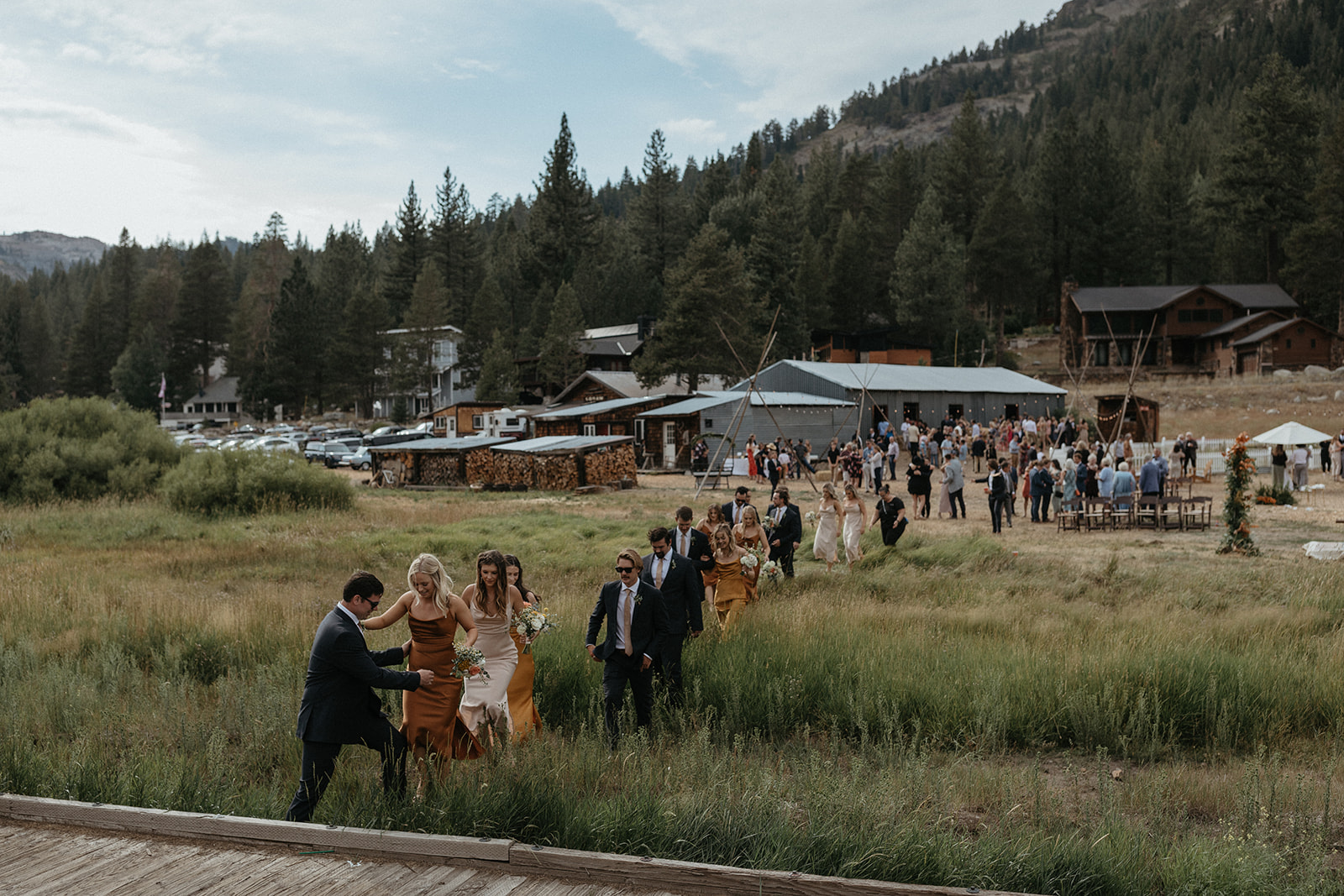 Rustic Lake Tahoe Wedding