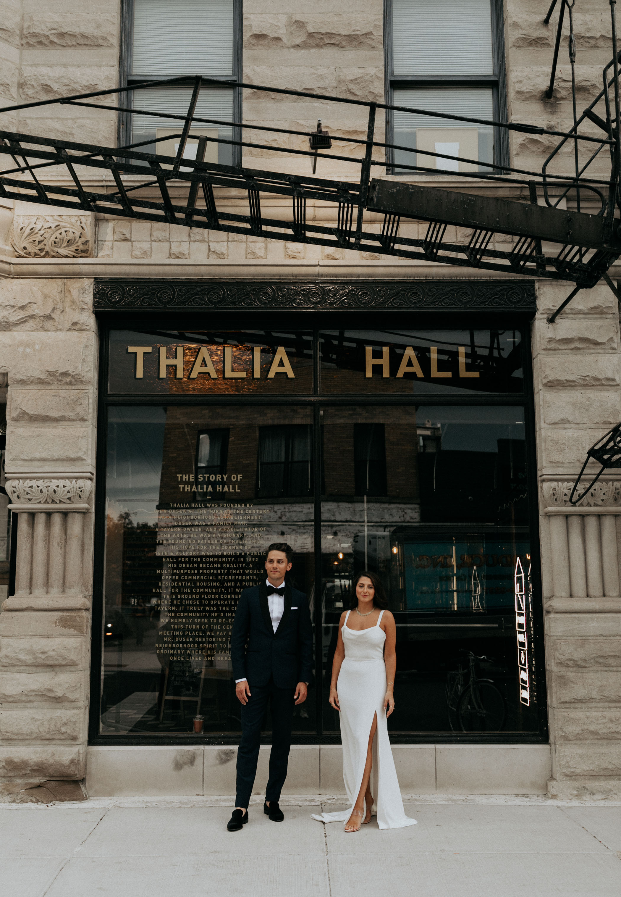 Minimalist Thalia Hall Wedding