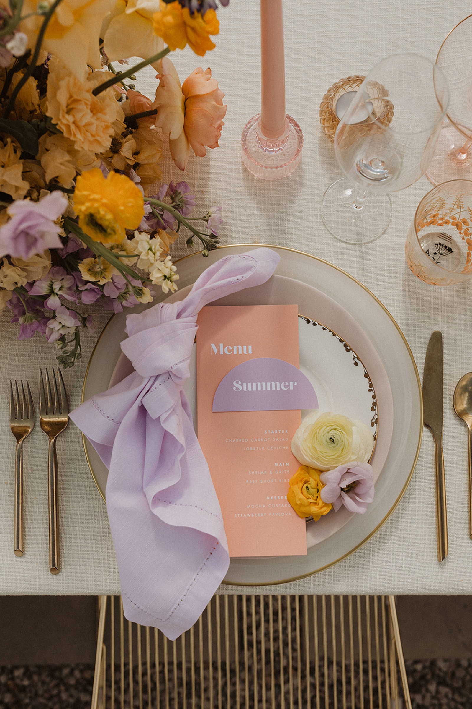 pantone color of the year 2022 wedding place setting