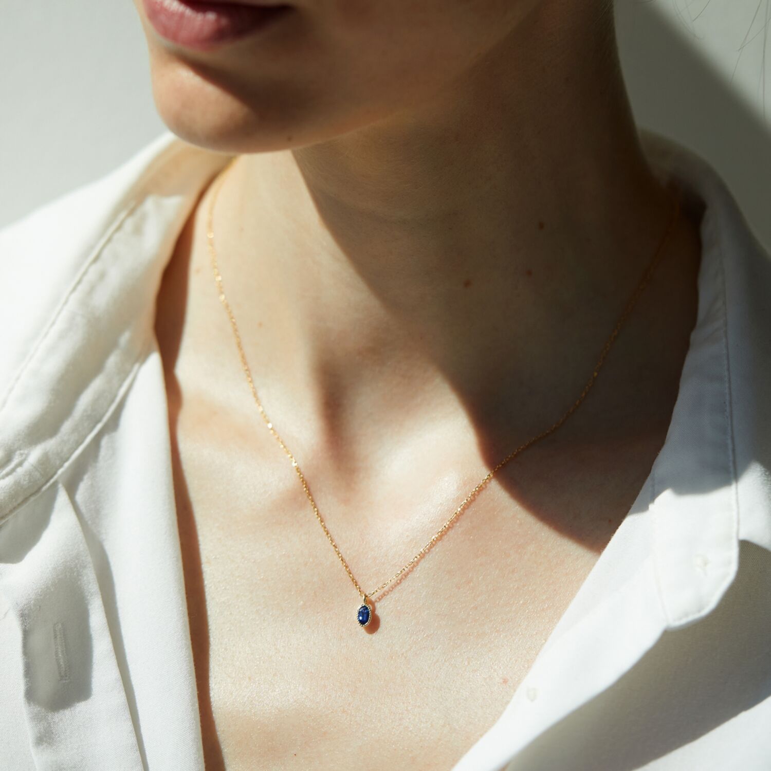 Pave Necklace choker Necklace Pave Necklace Minimal Tiny Gemstone Necklace Gift for her Simple Necklace Dainty Teardrop Necklace