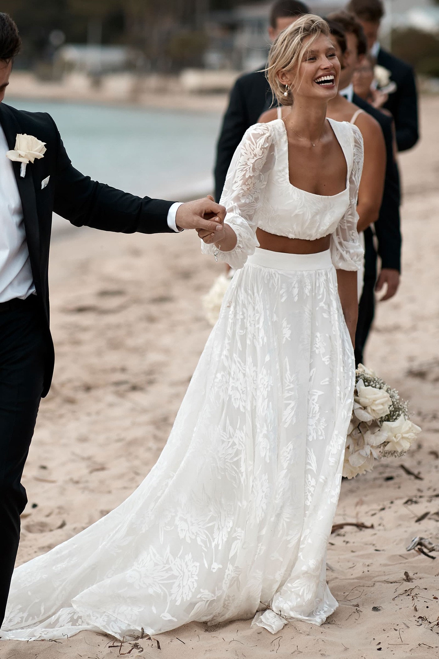 35 Best Beach Wedding Dresses for Oceanside Vows