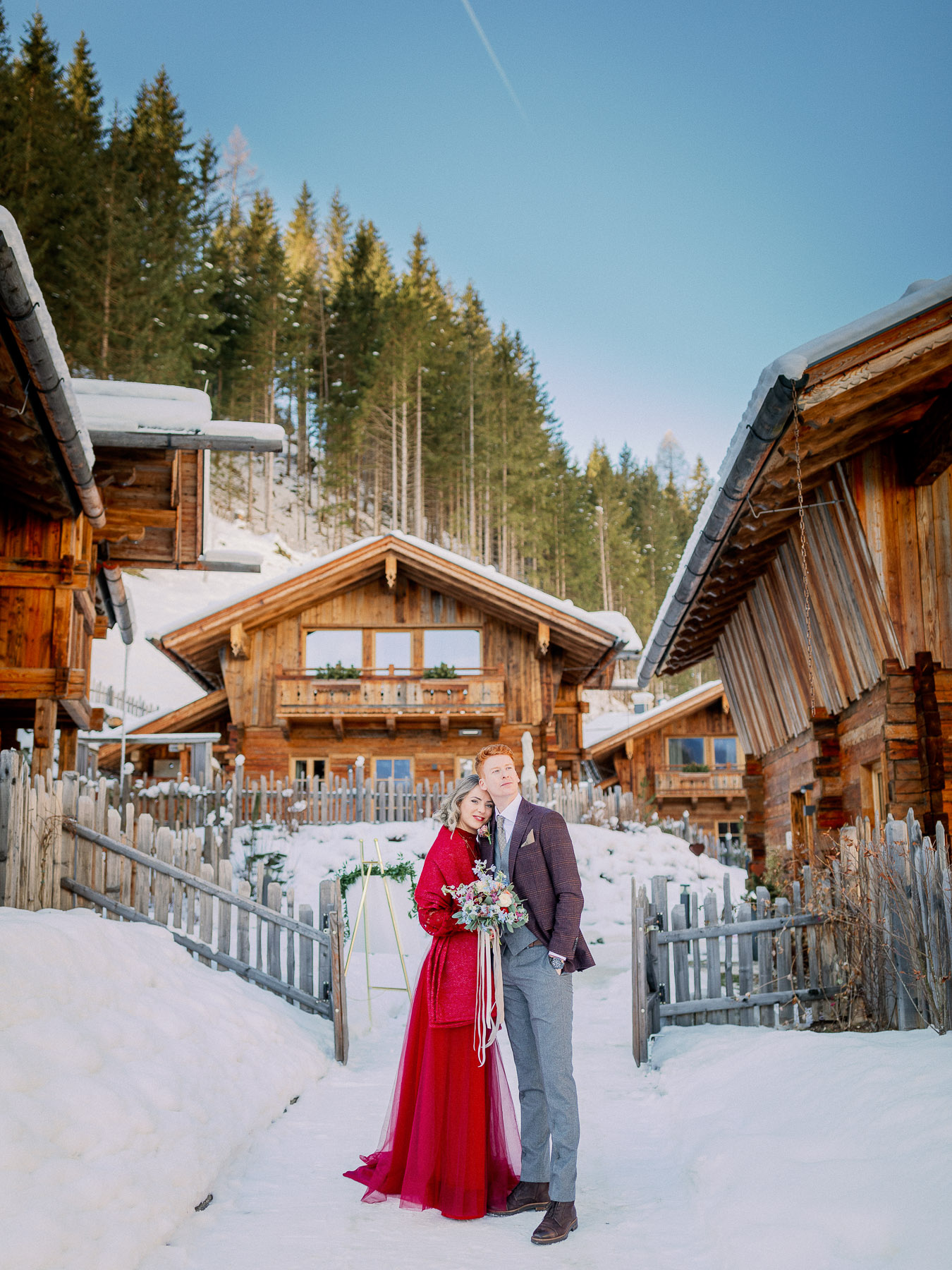 Austrian Alps Winter Wedding