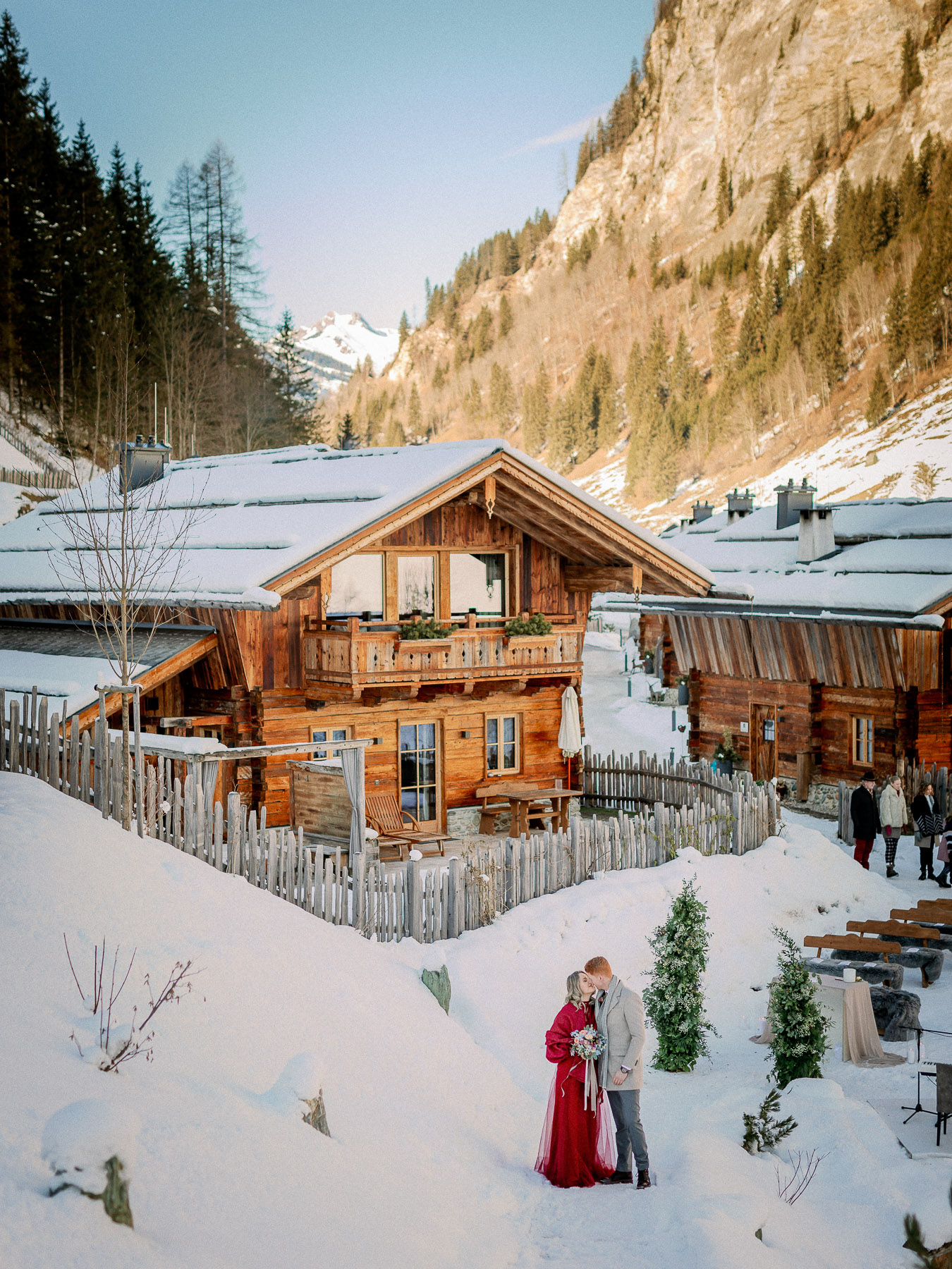 Austrian Alps Winter Wedding