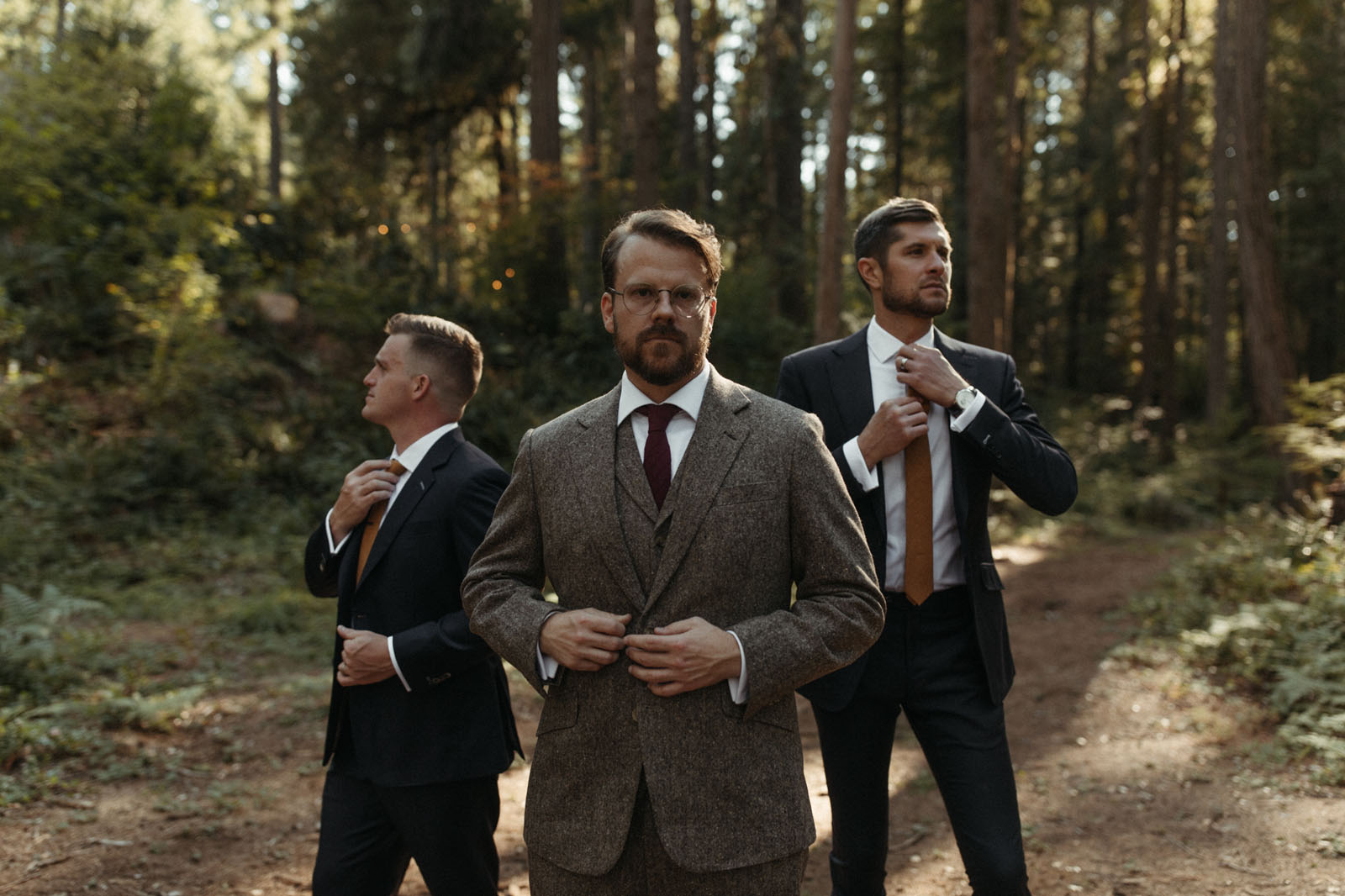 tweed groom's suit