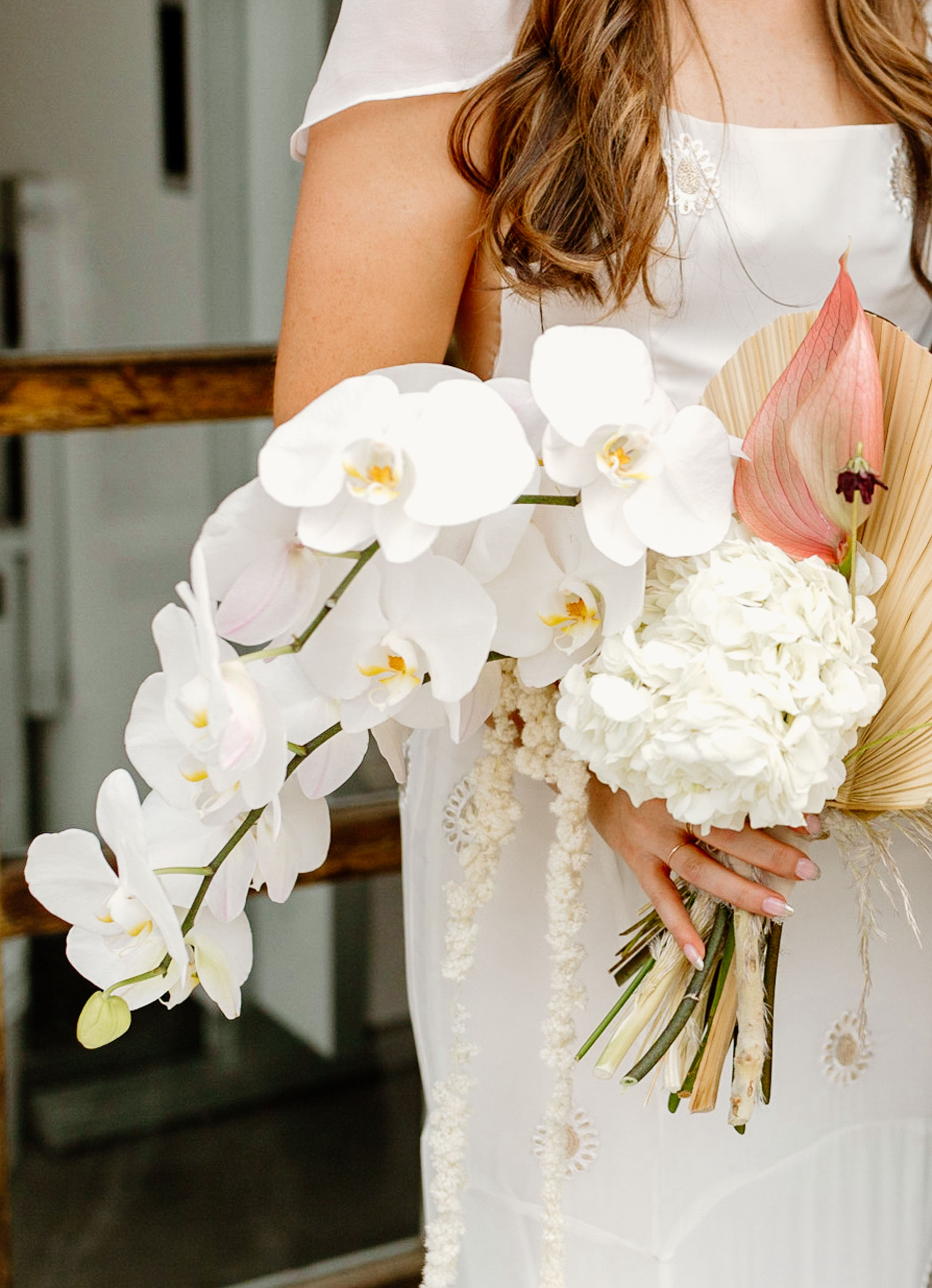 Orchid wedding bouquet
