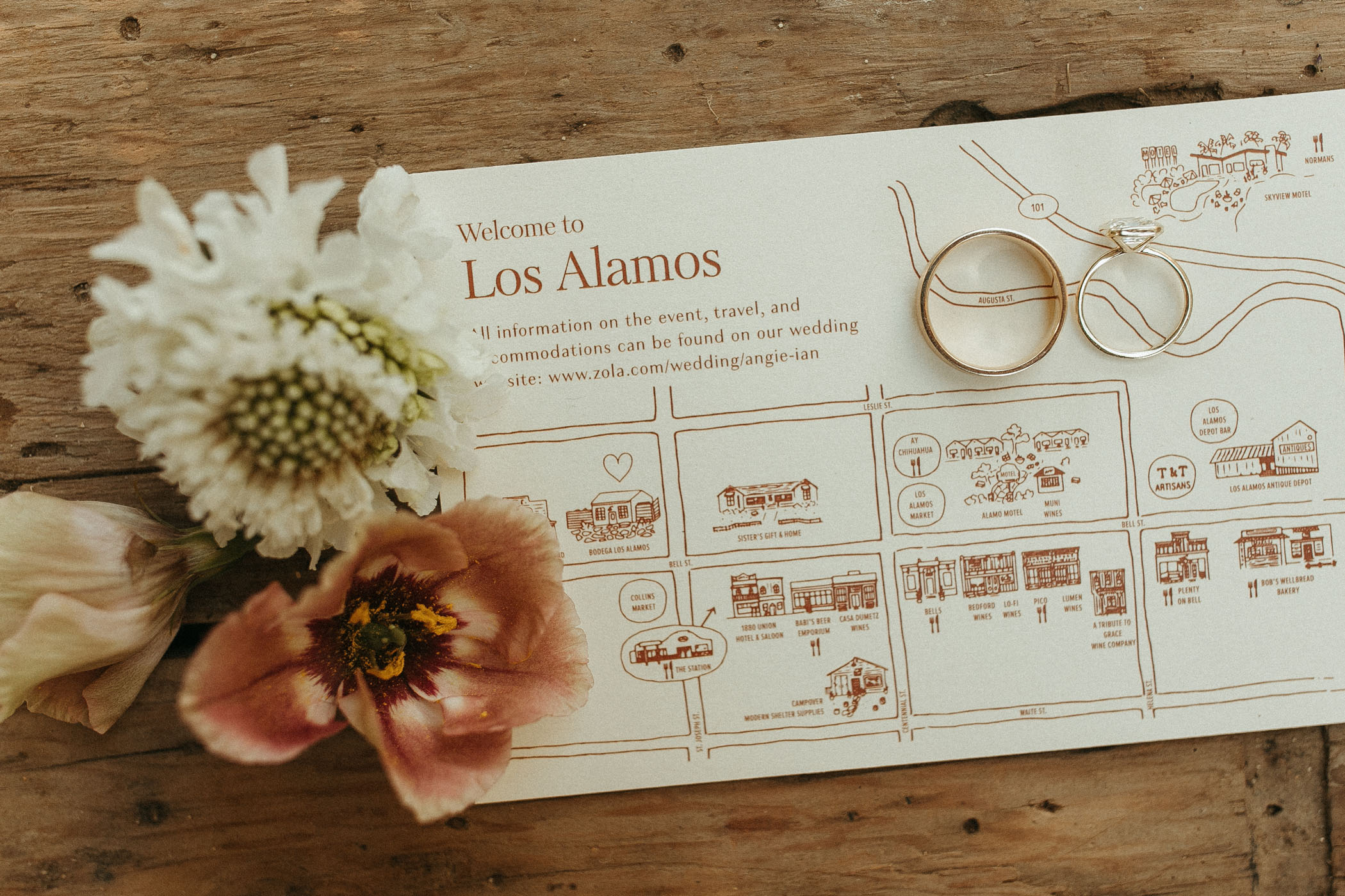 Los Alamos California Wedding Invitation 