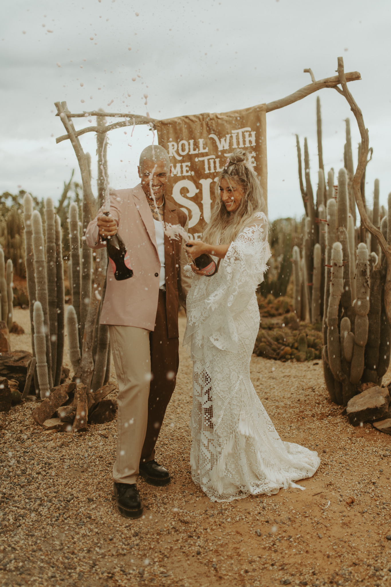 Boho Grunge Desert Wedding Inspiration