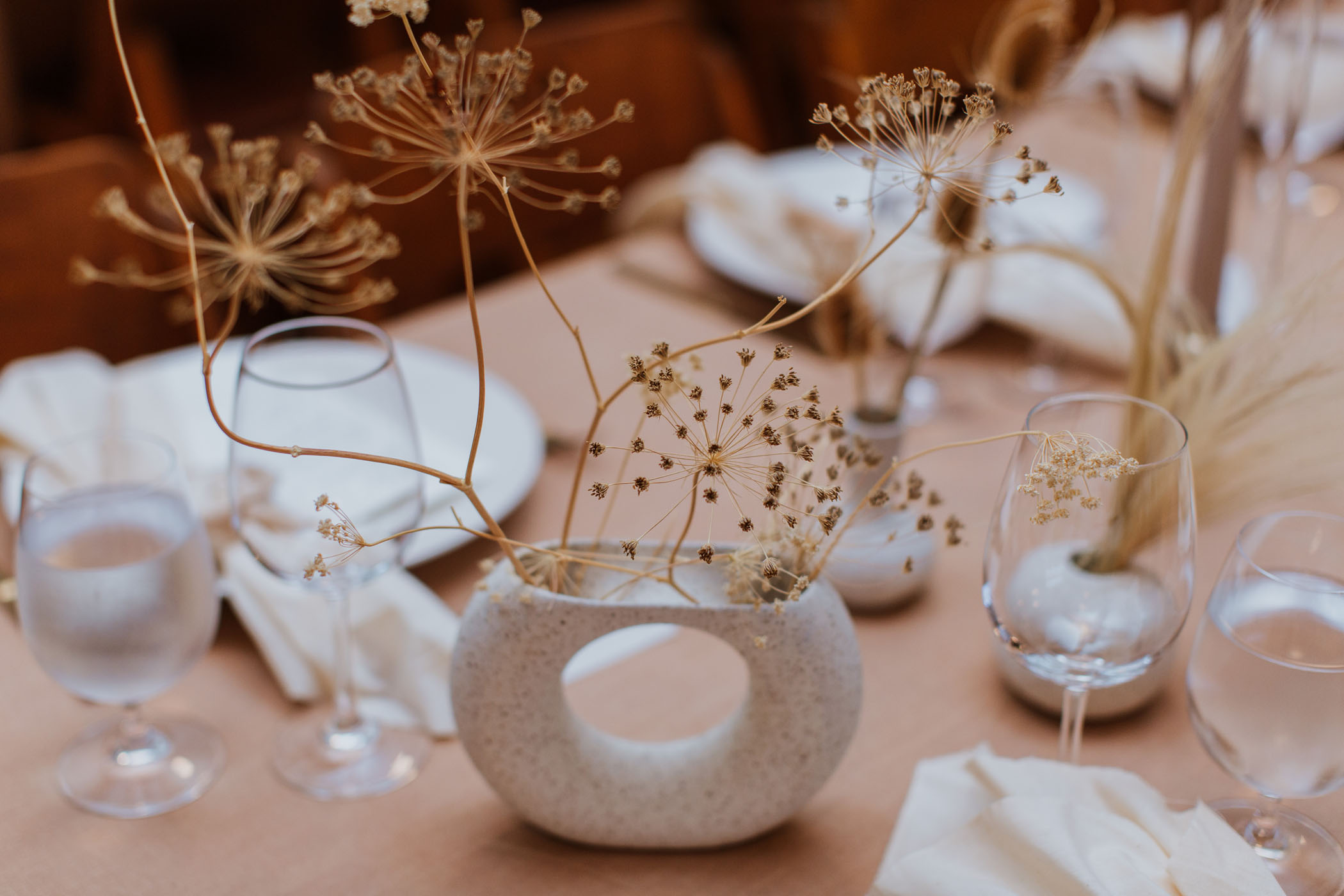 Pottery Centerpieces Wedding Decor