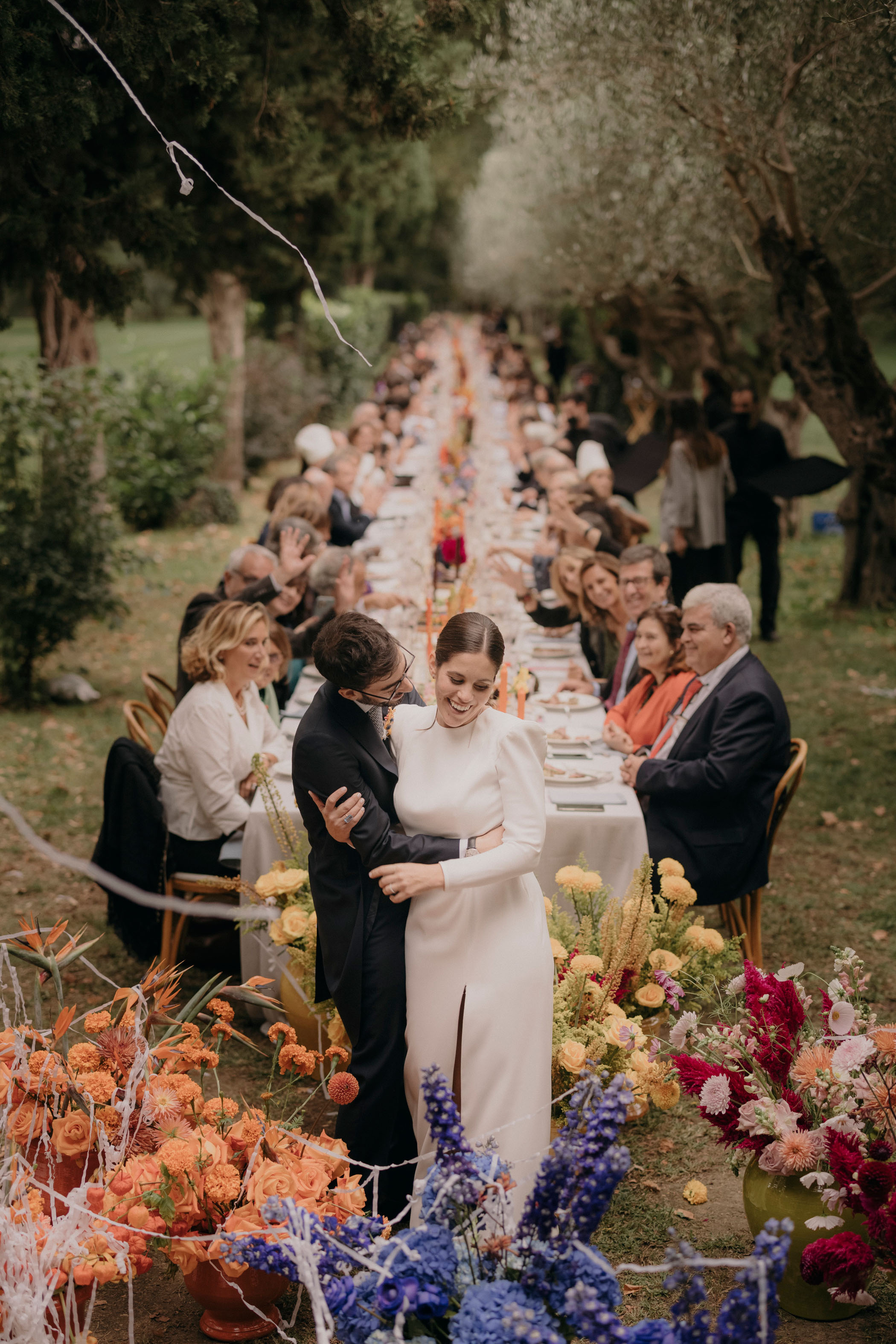 colorful medieval mediterranean wedding 