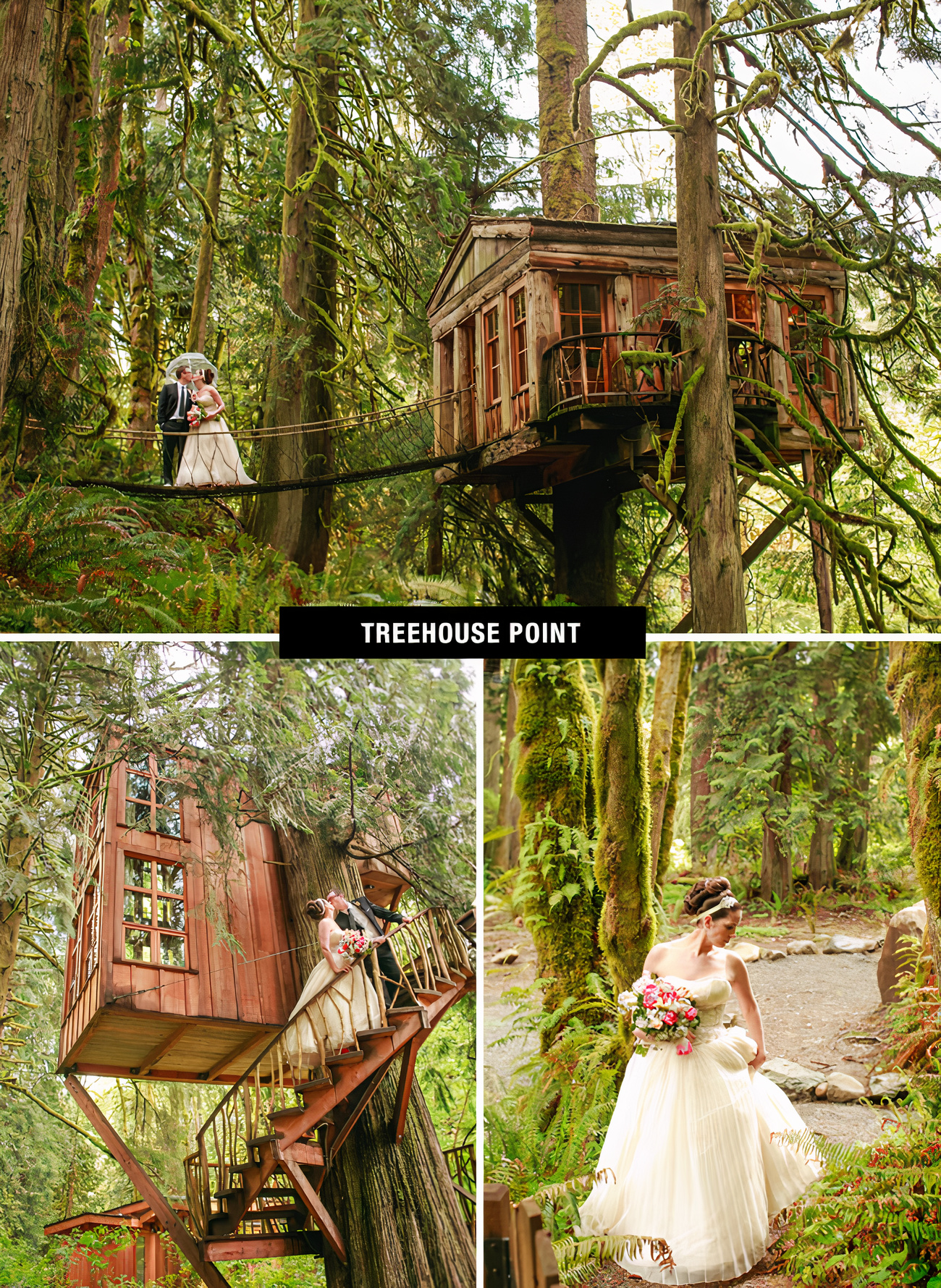 Treehouse Point wedding venue in Washington