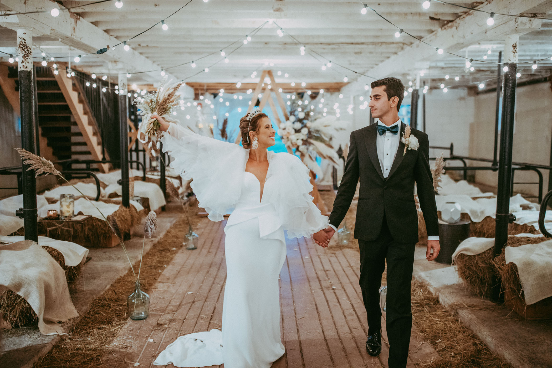 Scandinavian Style Meets Glamping Chic in This Winter Wedding
