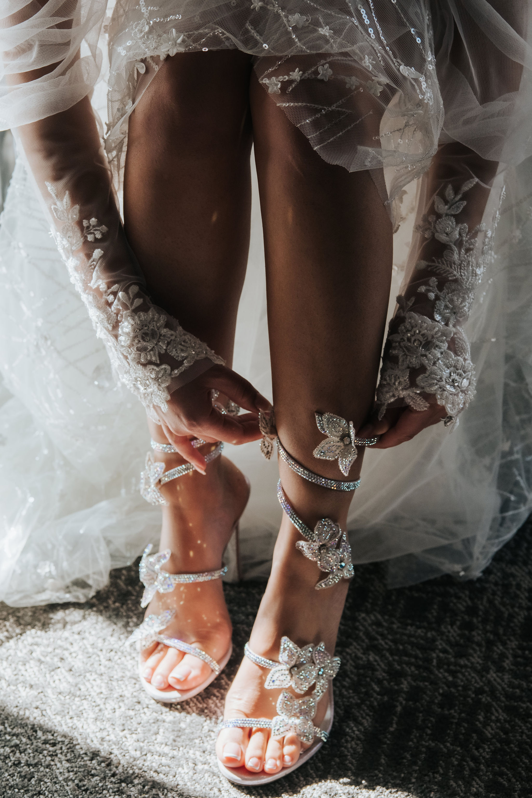 Butterfly Wedding Heels
