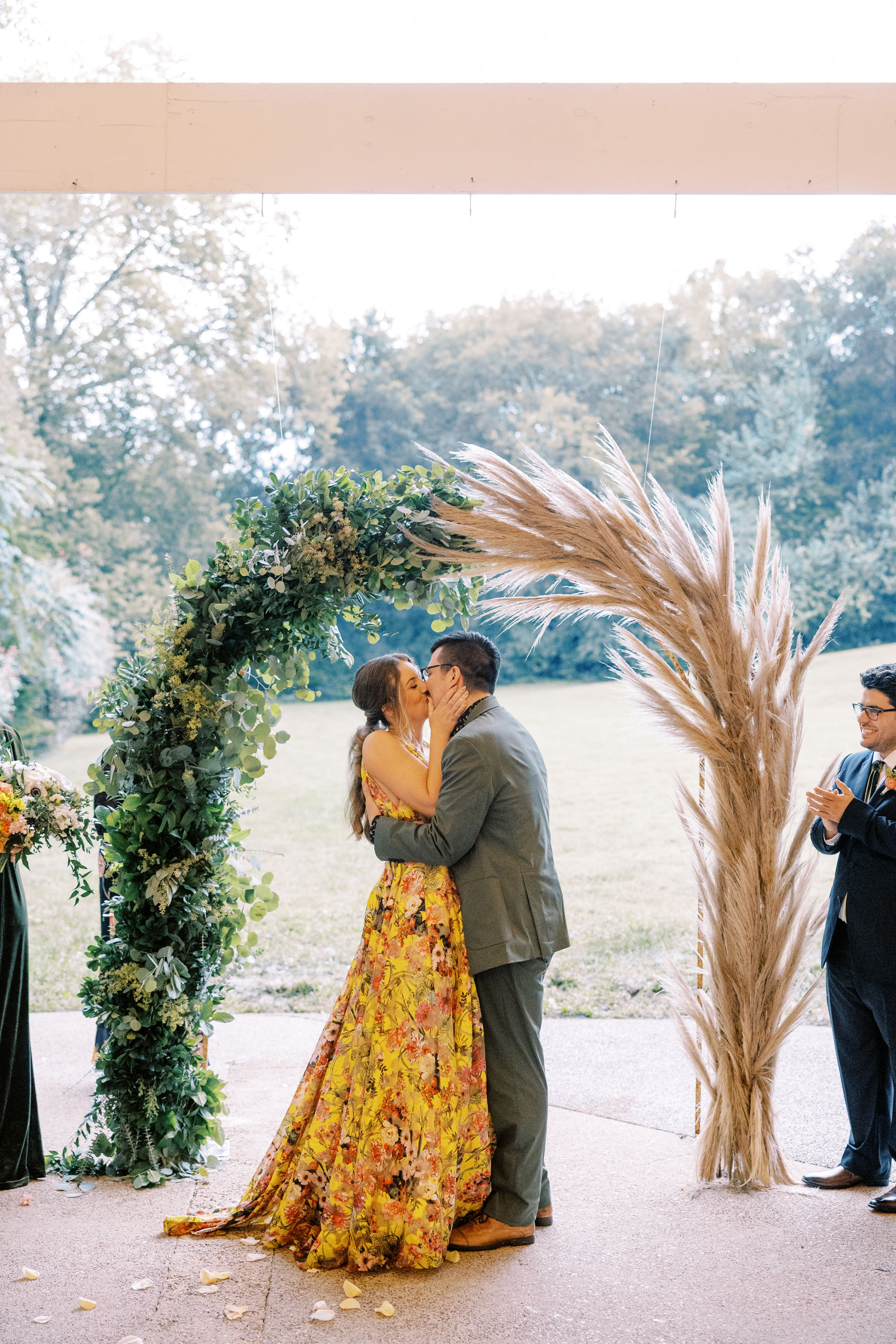 Tennessee Wedding with a Yellow Dress