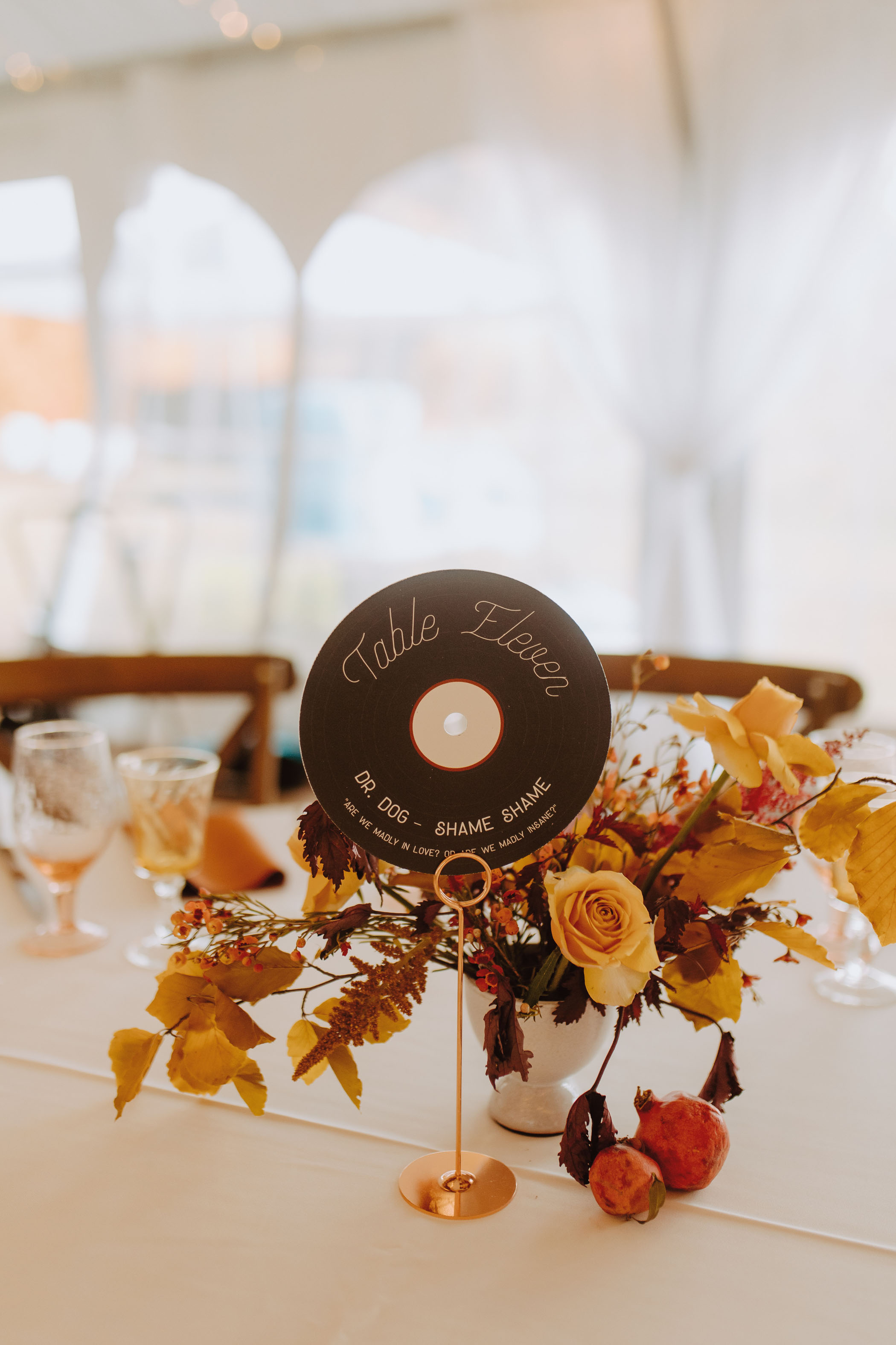record vinyl table numbers