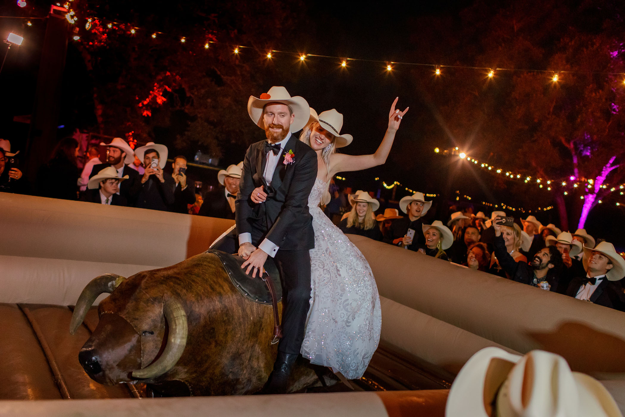 mechanical bull wedding