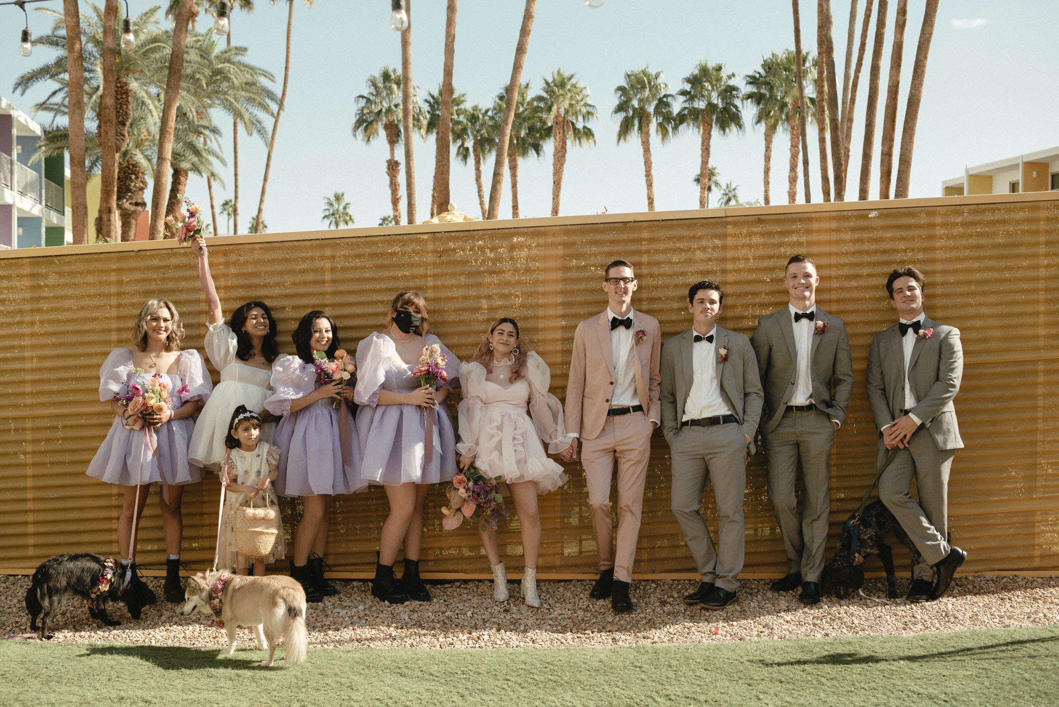 Pretty in Pink Palm Springs Wedding
