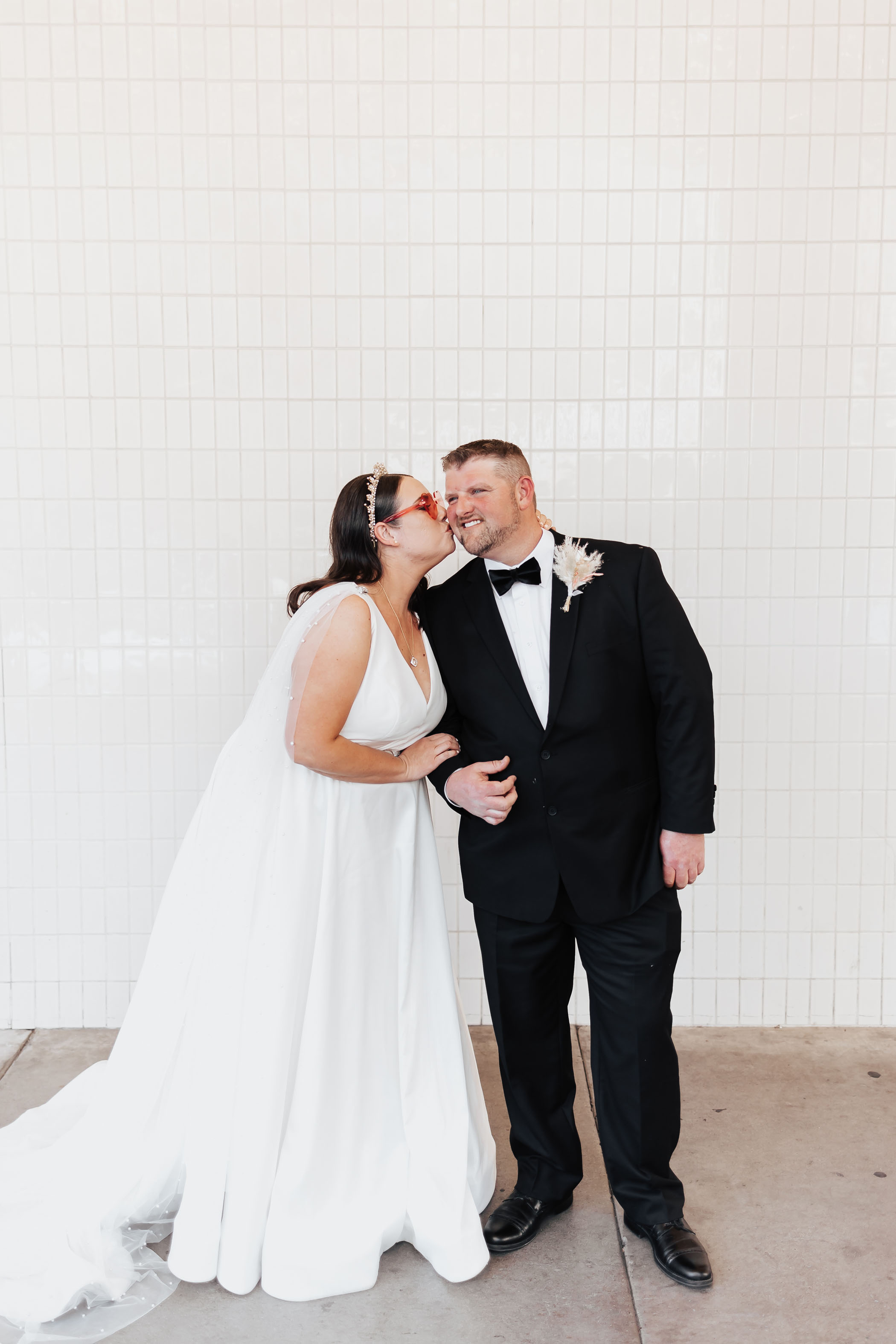 Wedding planner gets married at the Neon Museum in Las Vegas