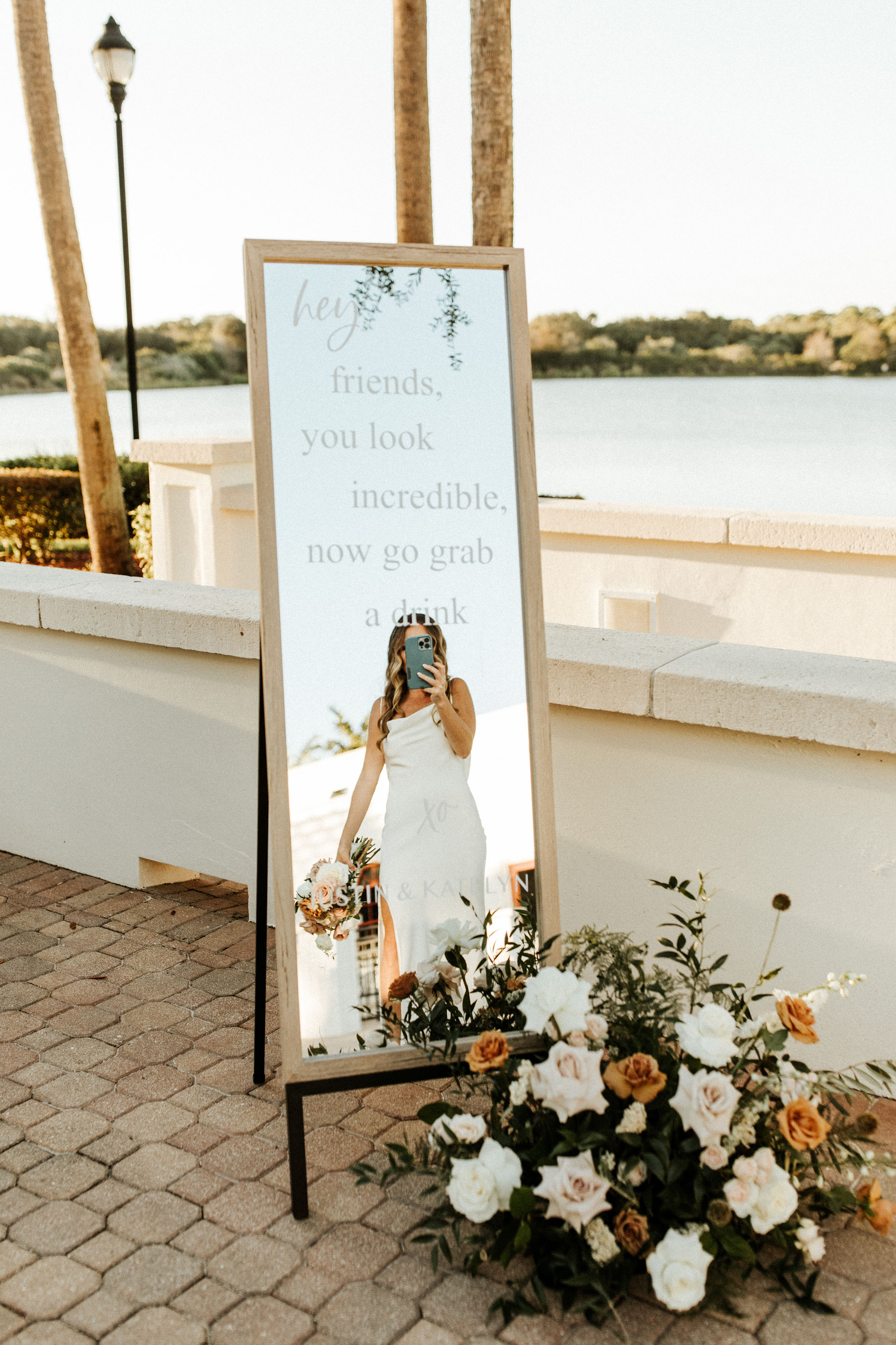 Mirror Wedding Signage