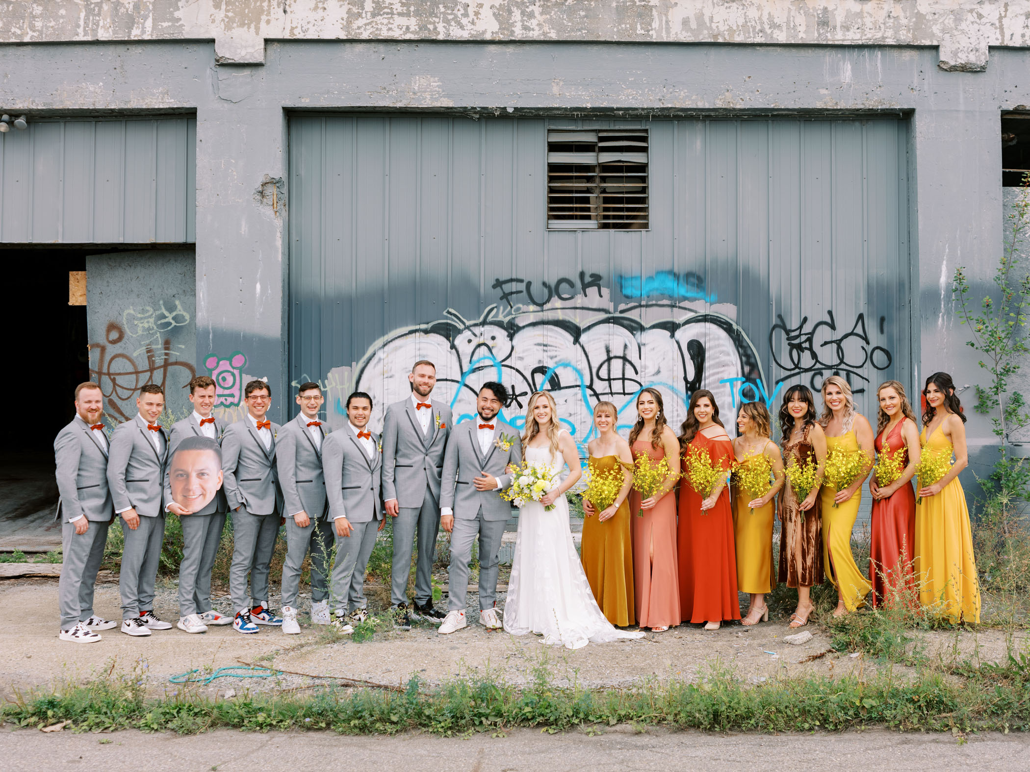 Colorful Summer Wedding in Detroit