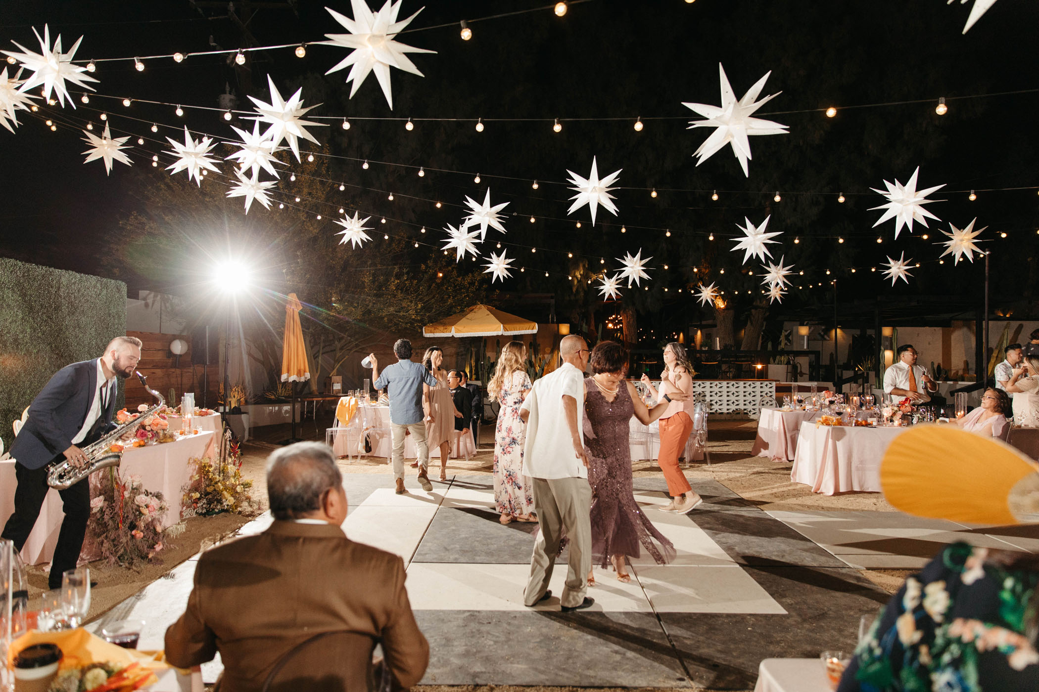 celestial star wedding decor