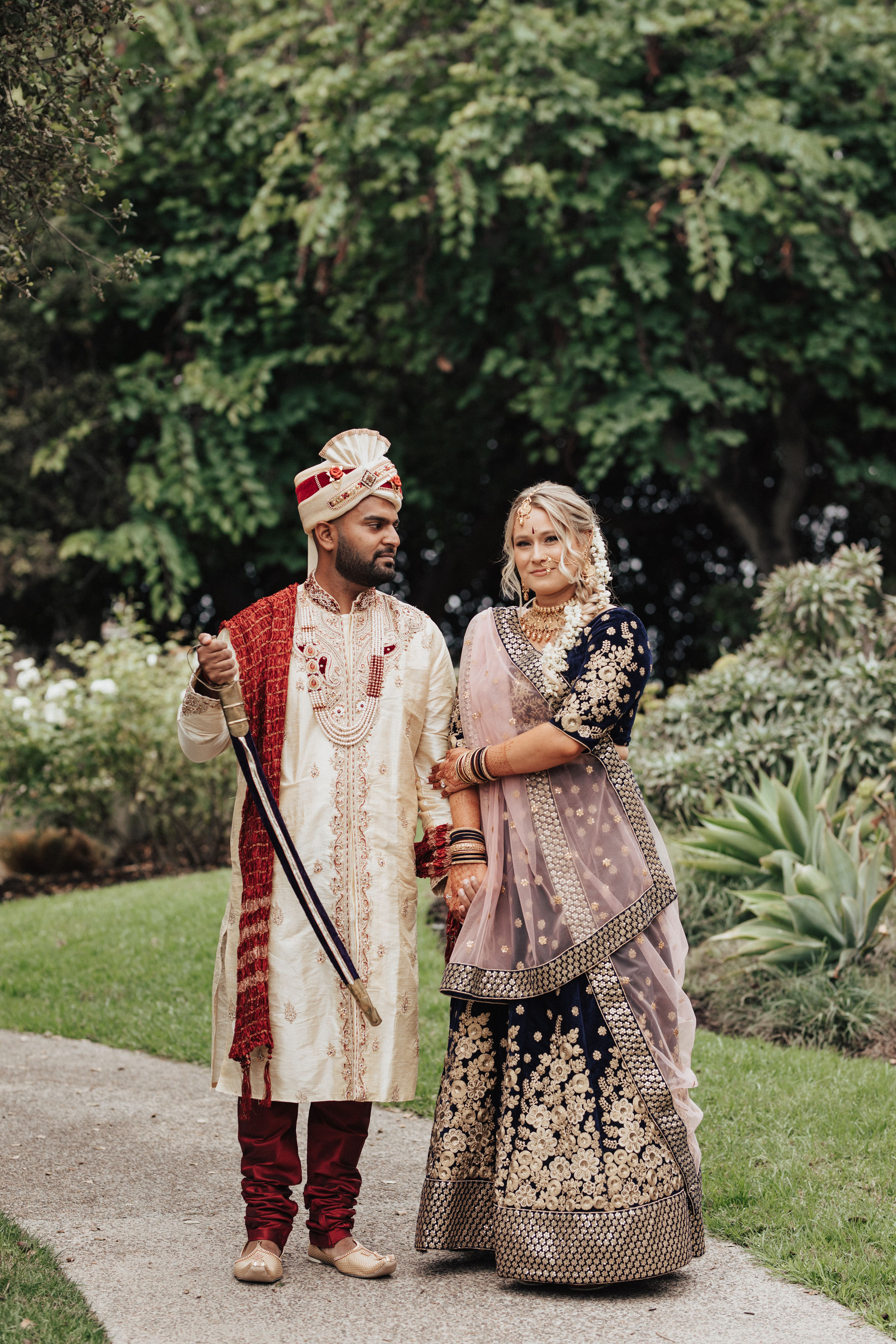 You Don't Have to Pick Just One! This Couple Had the Most Beautiful Indian  and Western Hybrid Wedding - Green Wedding Shoes