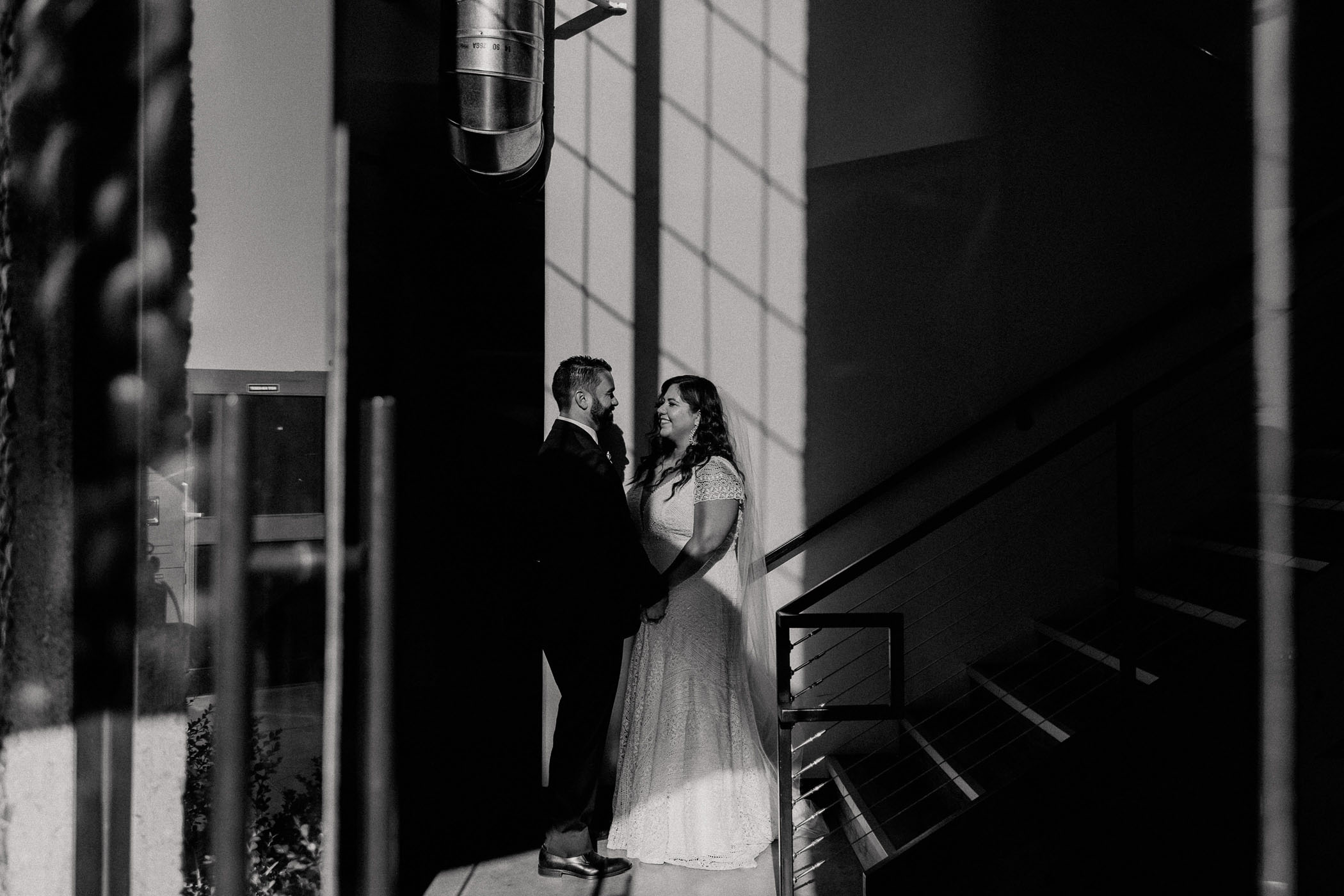 Tropical Mexican Cuban Inspired Southern California Wedding Black and White Photography