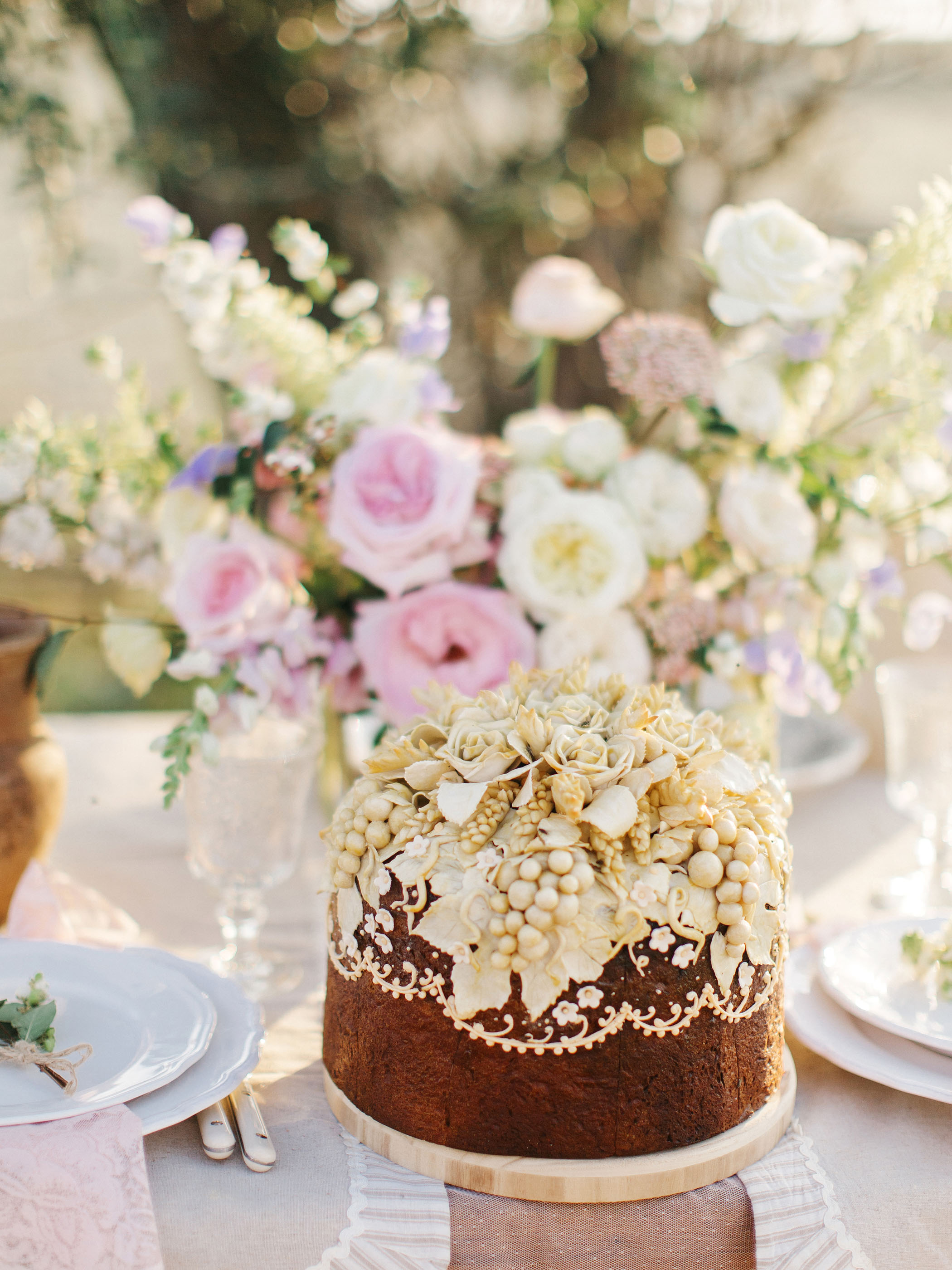Ukrainian Wedding Styled Shoot Cake