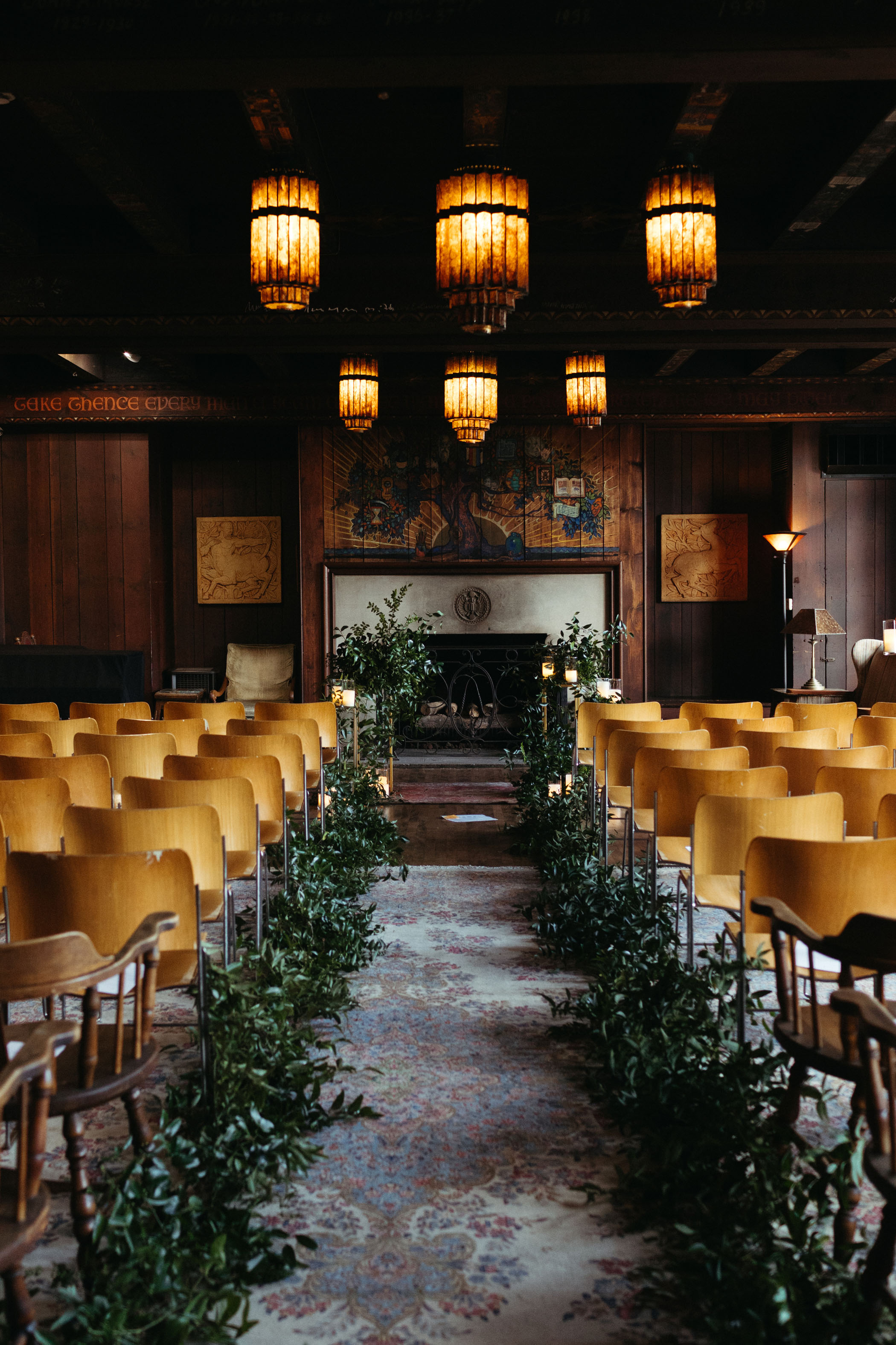 Intimate Celestial Art Deco Wedding Downtown Detroit