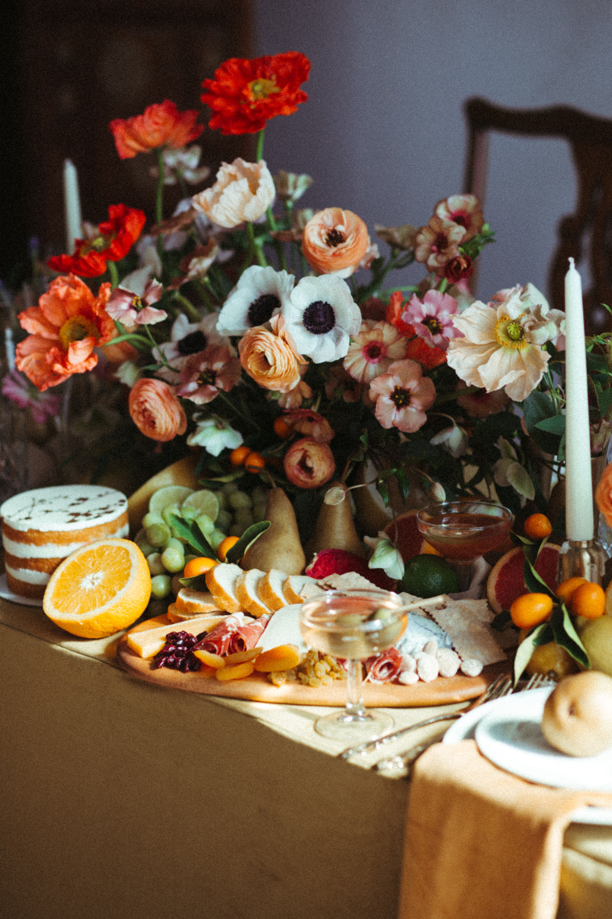 Renaissance Painting Inspired Styled Shoot