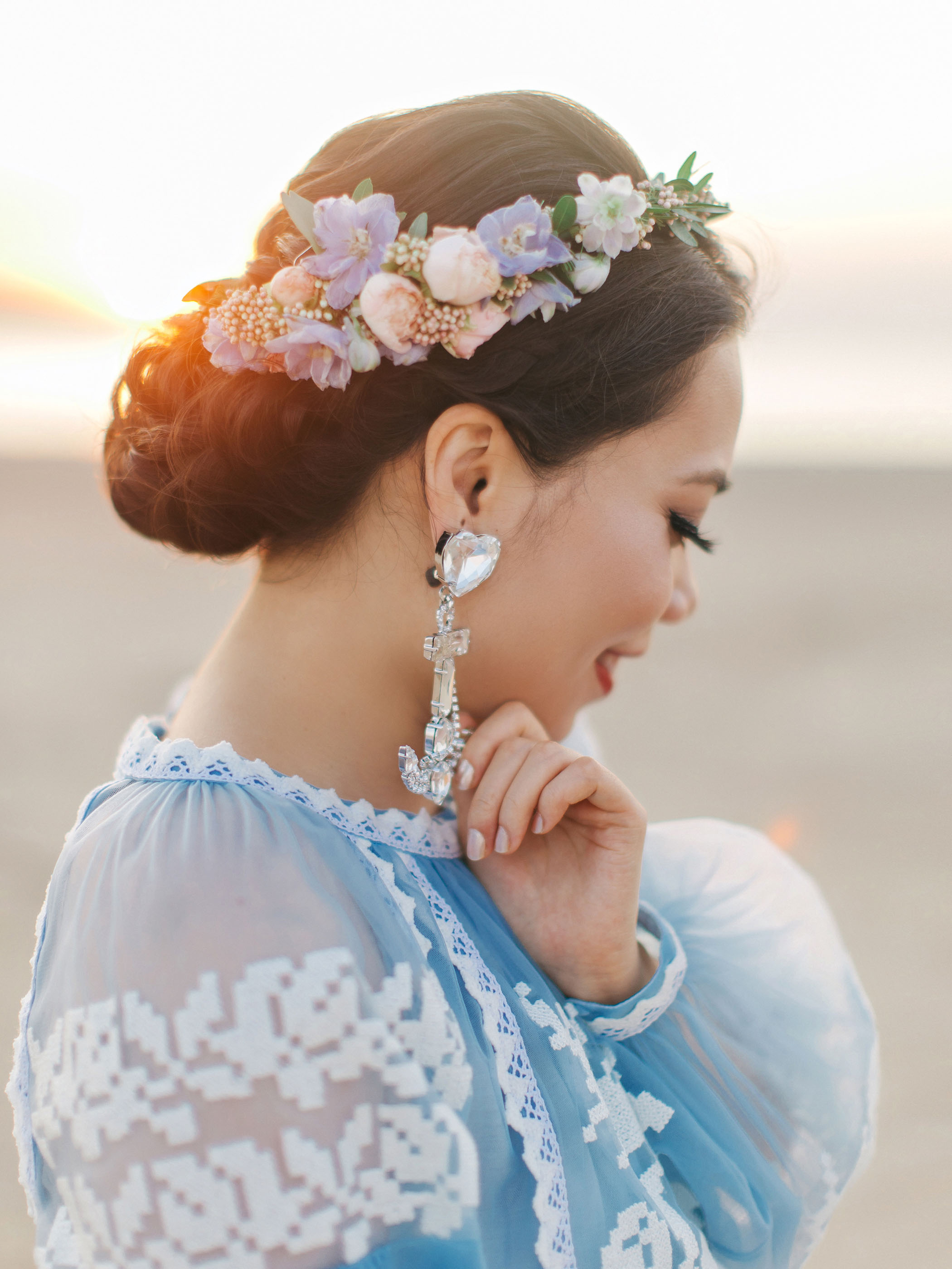 Ukrainian Wedding Styled Shoot Bride Flower Crown