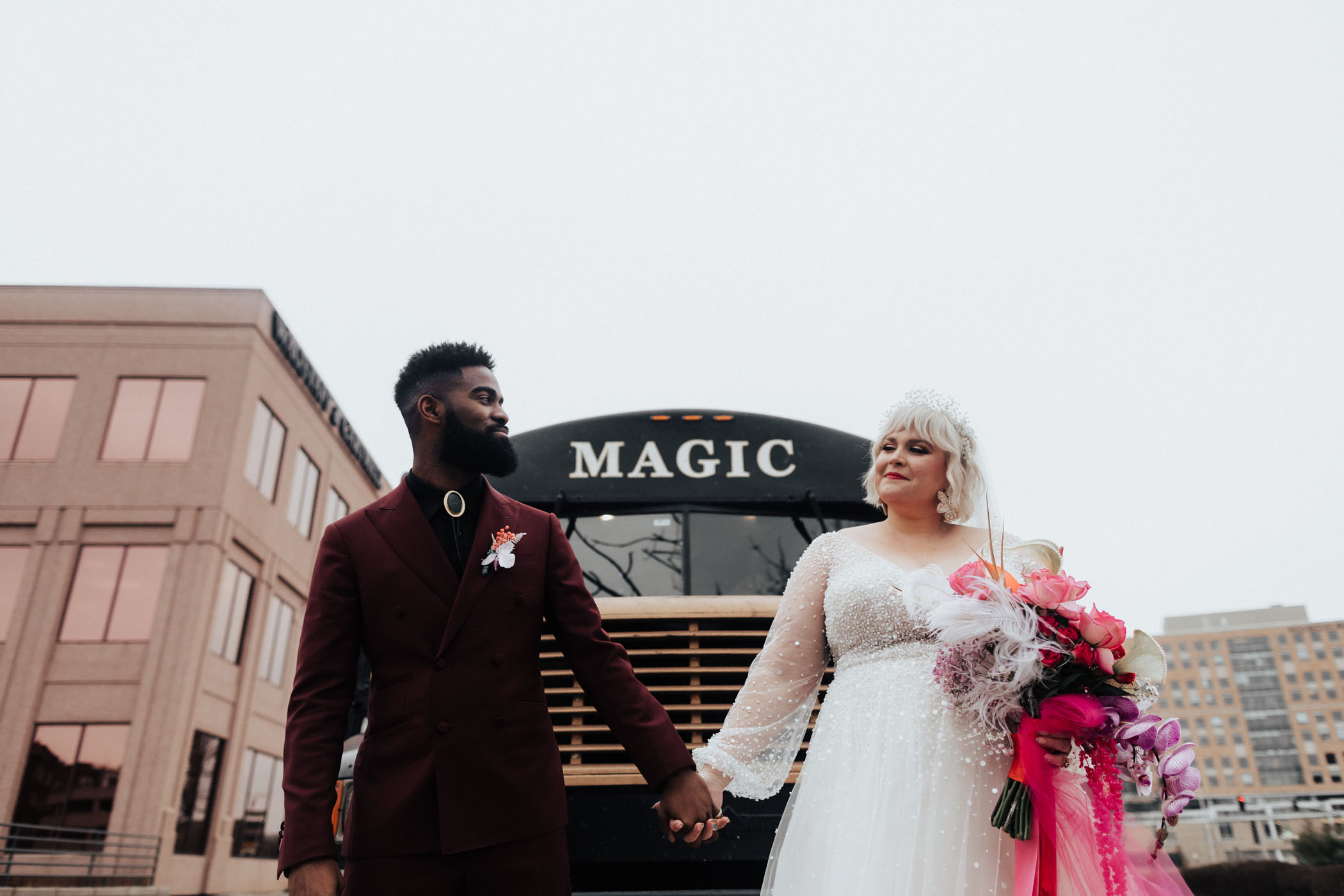 Colorful and Bold Kansas City Wedding