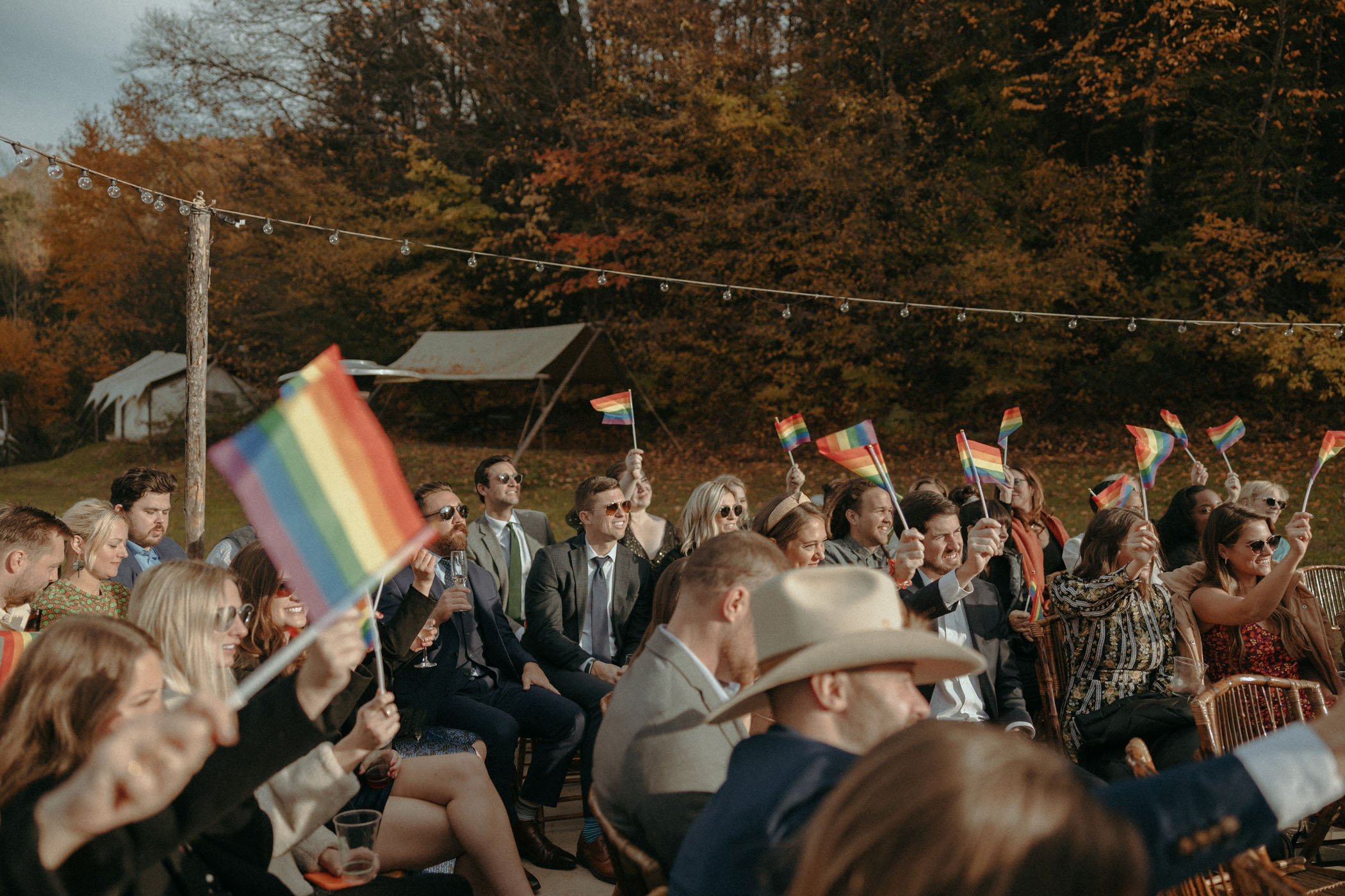 Smoky Mountains LGBTQ+ Glamping Wedding