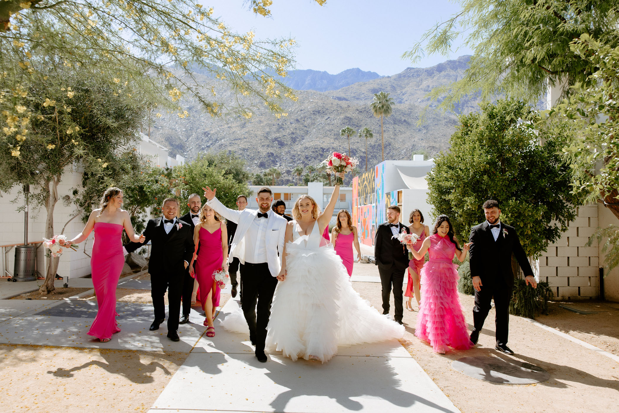 Barbie Hot Pink Wedding at the Ace Hotel Palm Springs