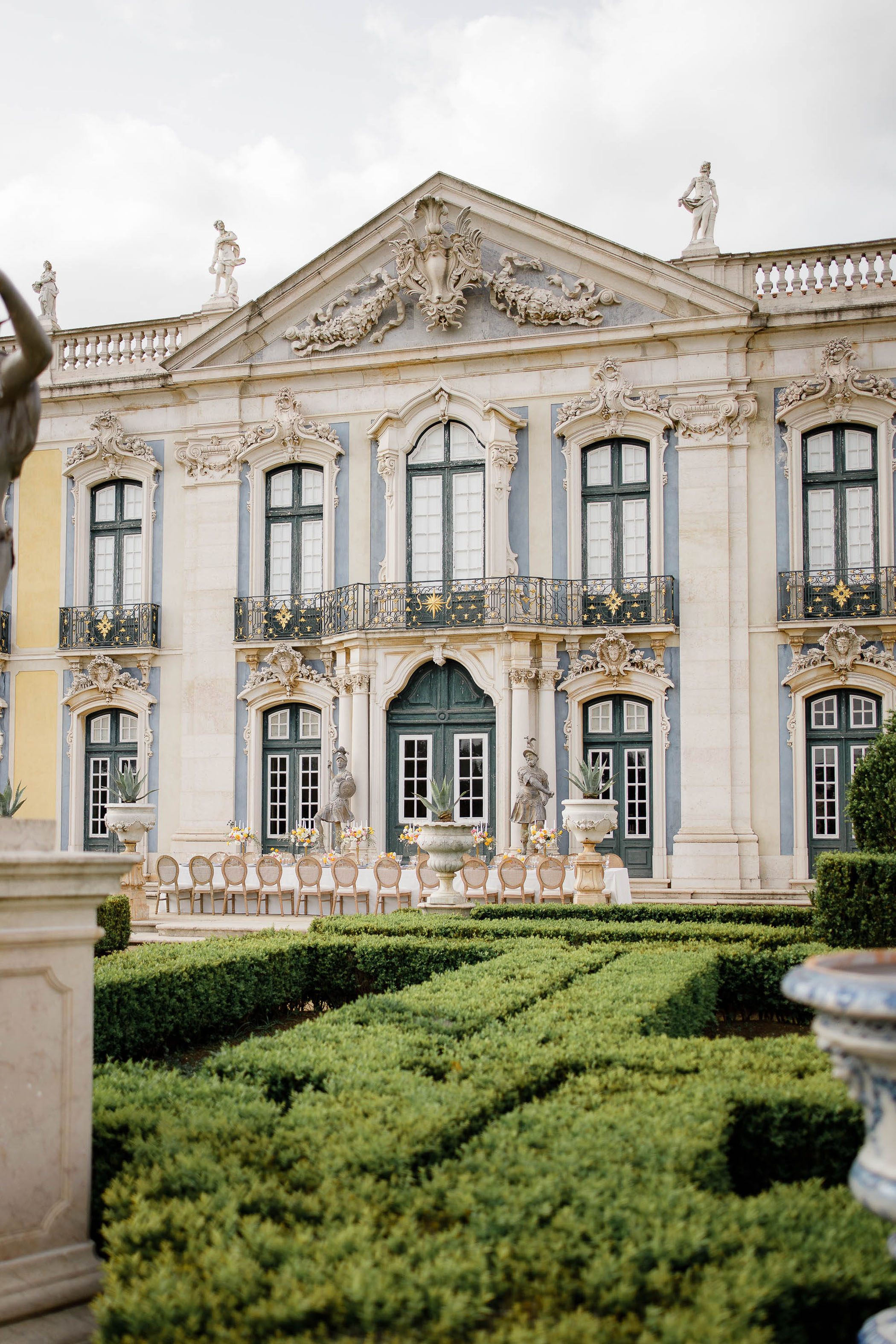 Luxury Palace Elopement Portugal Reception