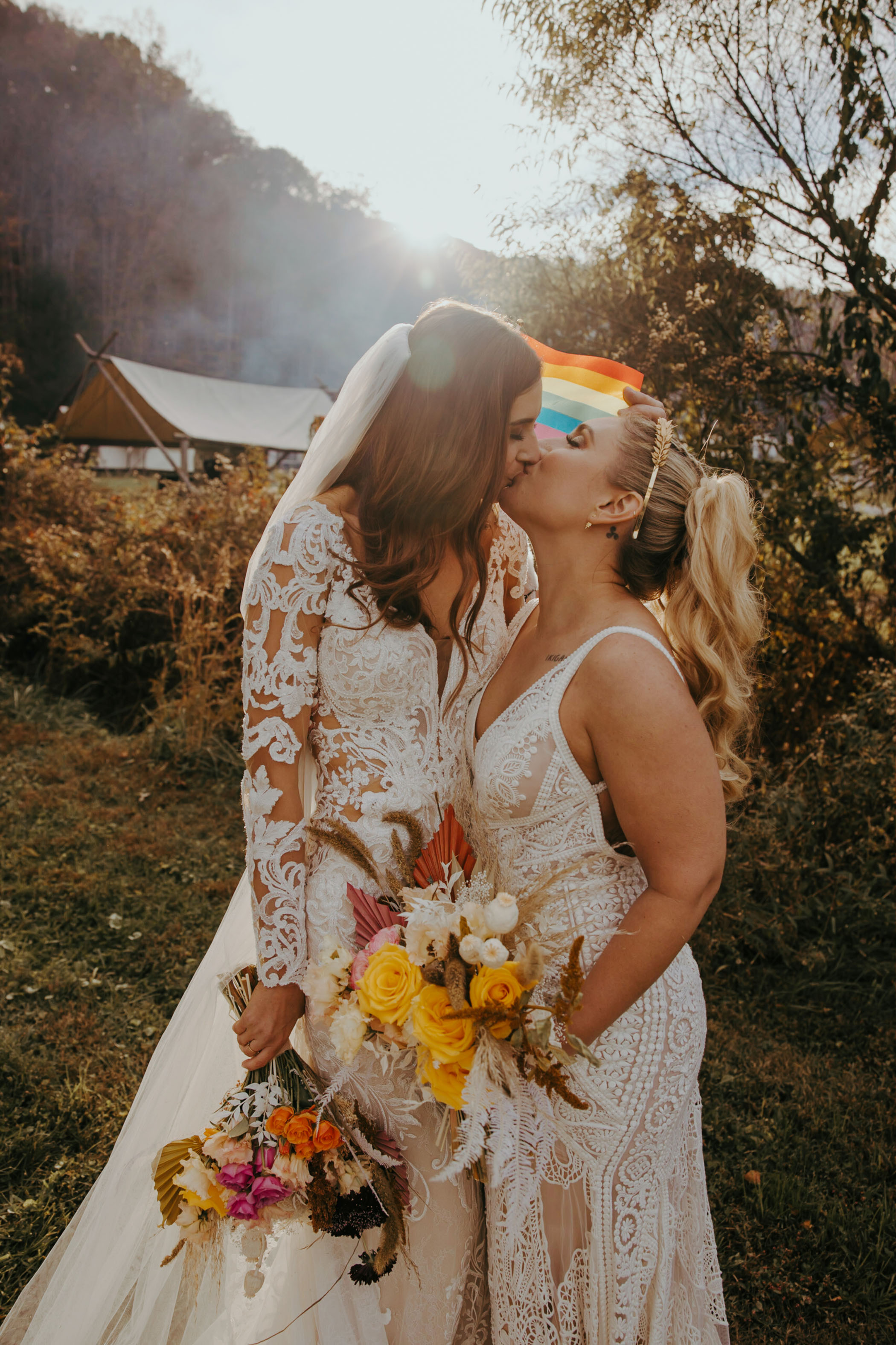 Smoky Mountains Glamping Wedding