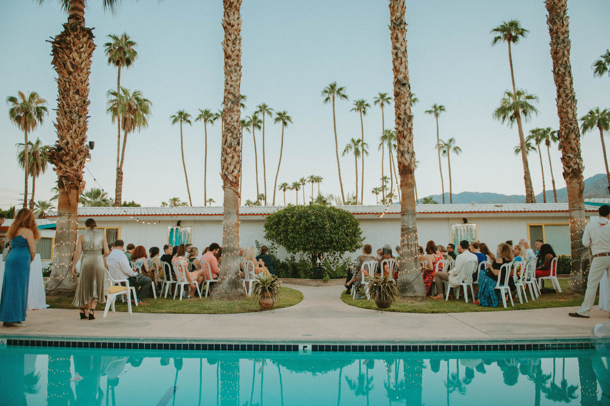Desert Disco Palm Springs Avant Garde Wedding Ceremony