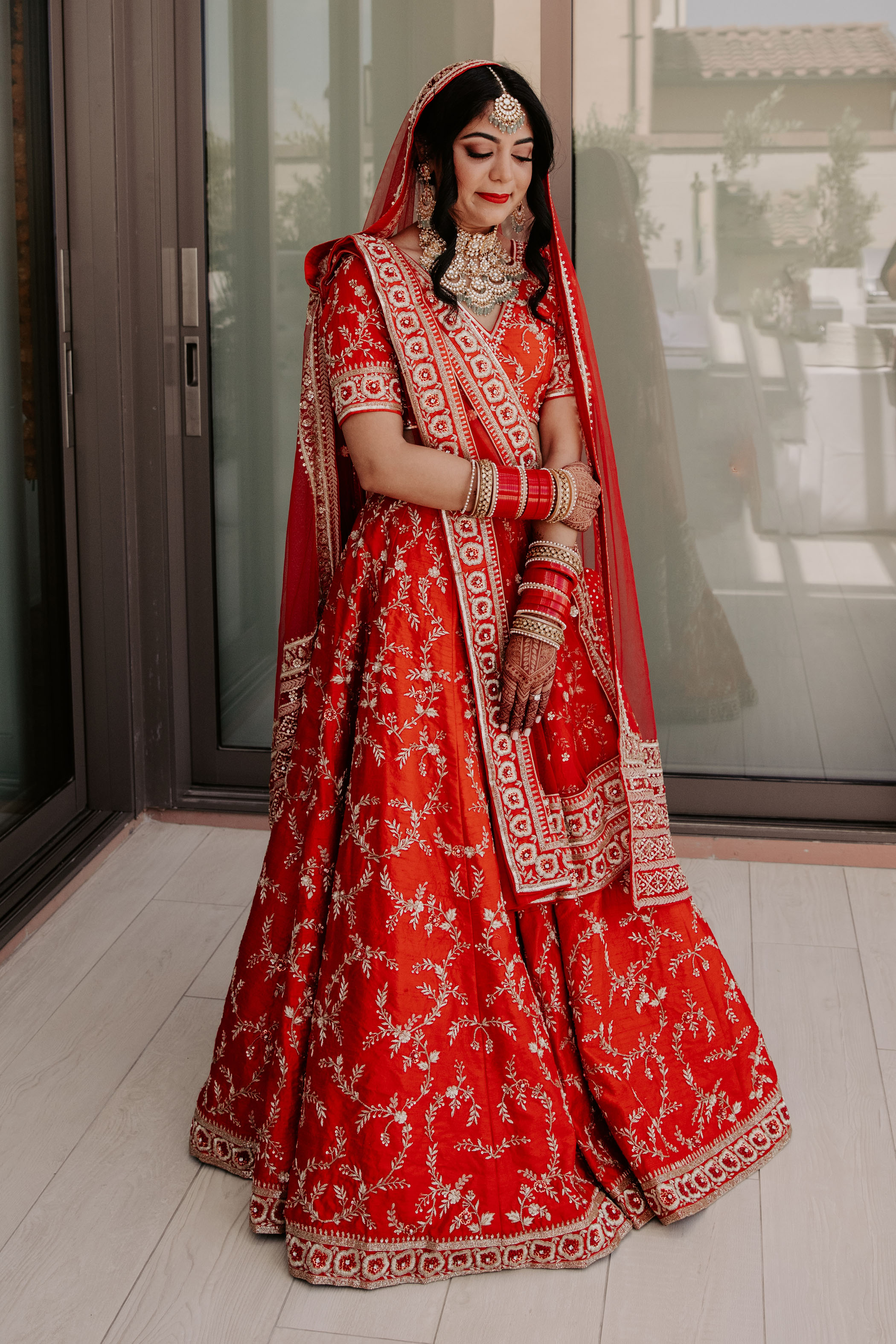 Boho Glam Inspired Indian Wedding Bride
