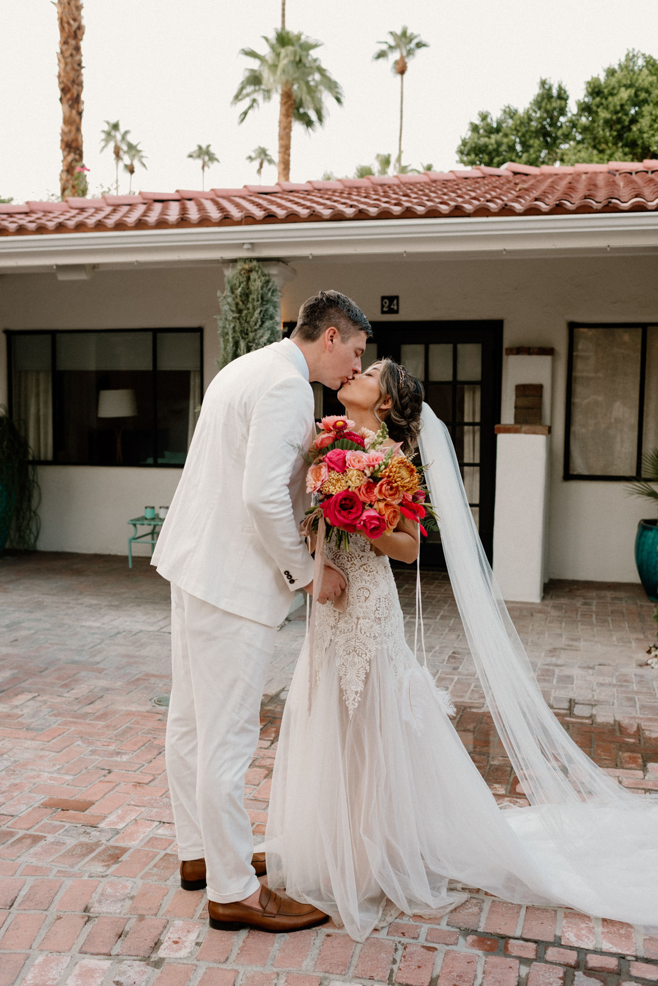 Colorful and Vibrant Palm Springs Wedding