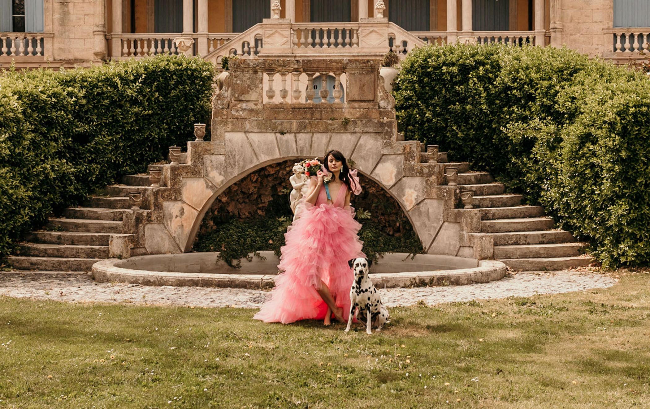 Crazy in Love in the South of France Pink Dress