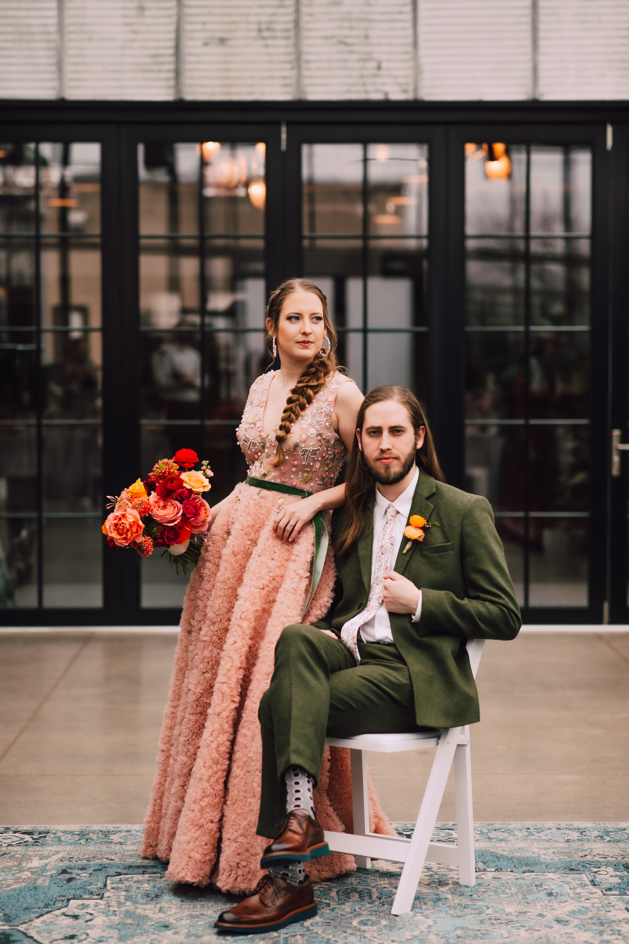 Colorful Explosion Wedding in Downtown Madison