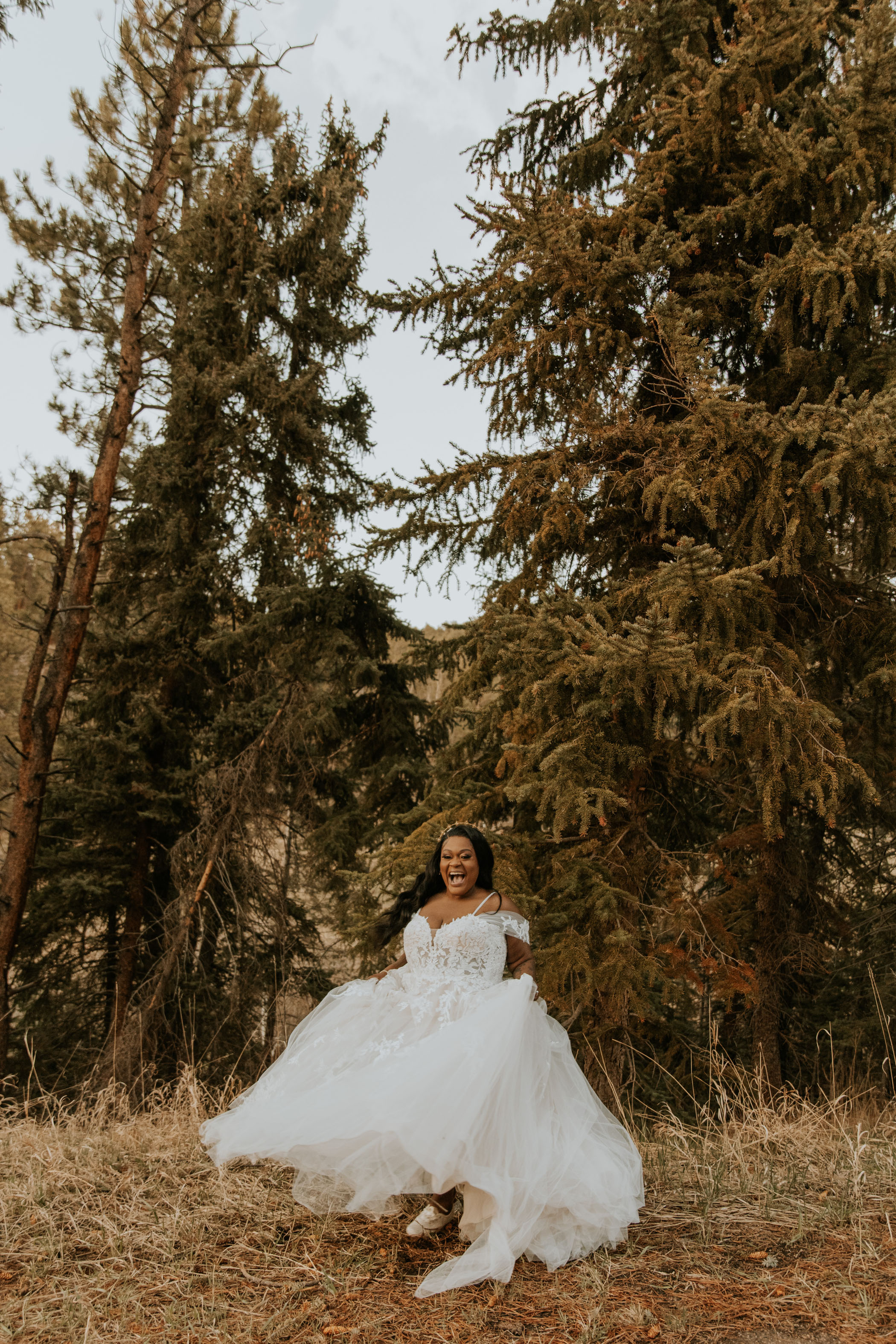 Romantic Star Wars Wedding in Evergreen Colorado Bride