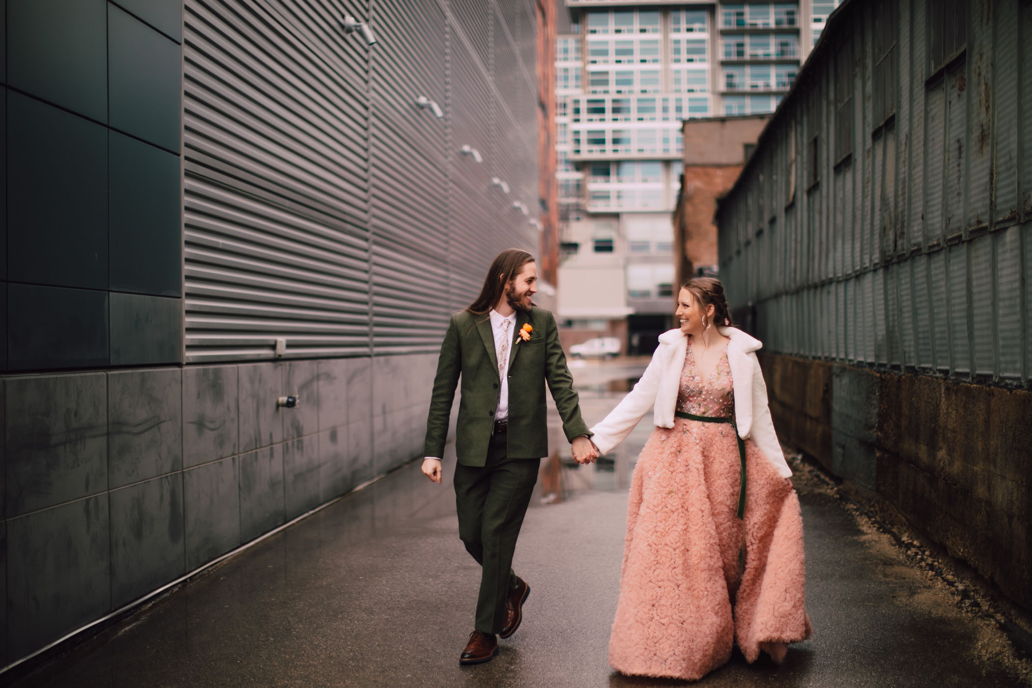 Colorful Explosion Wedding in Downtown Madison