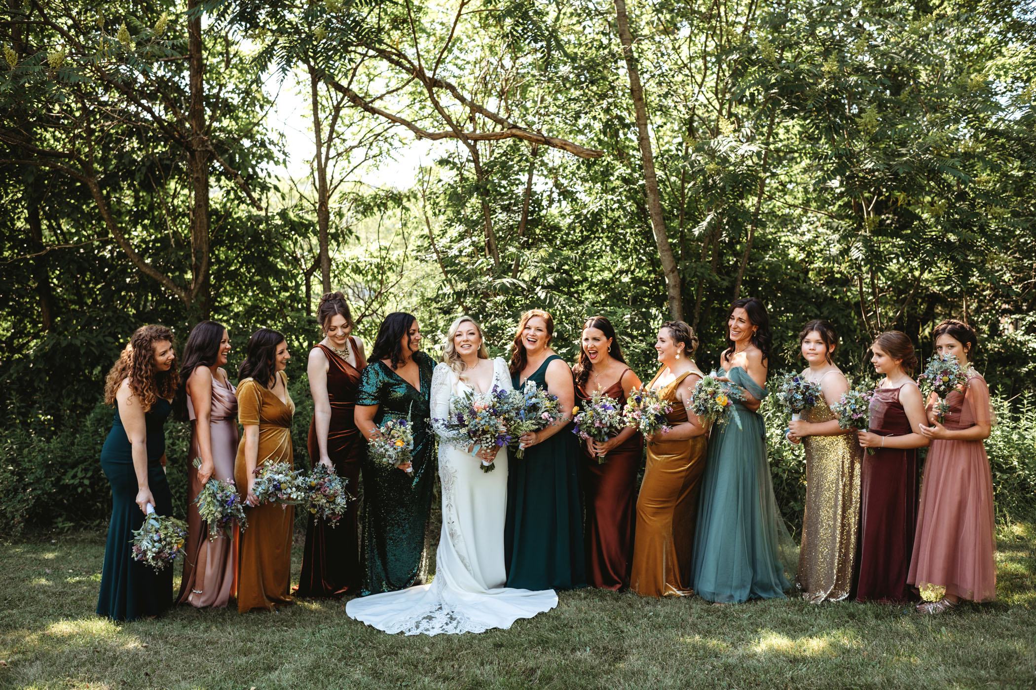 Eclectic 70s Inspired Get Down on a Farm Wedding