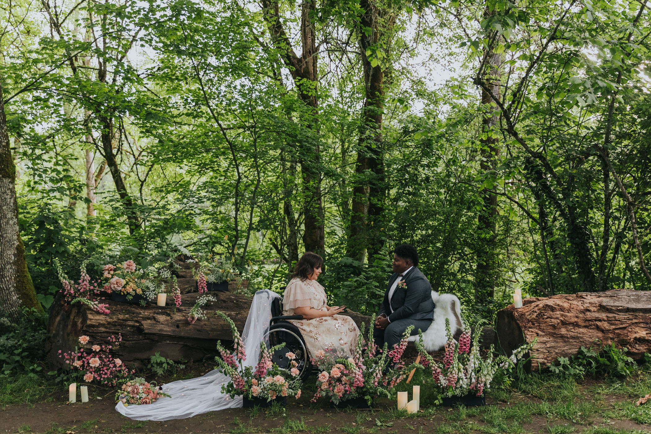 Romantic LGBTQ+ Adventure Elopement with Wheelchair Accessibility