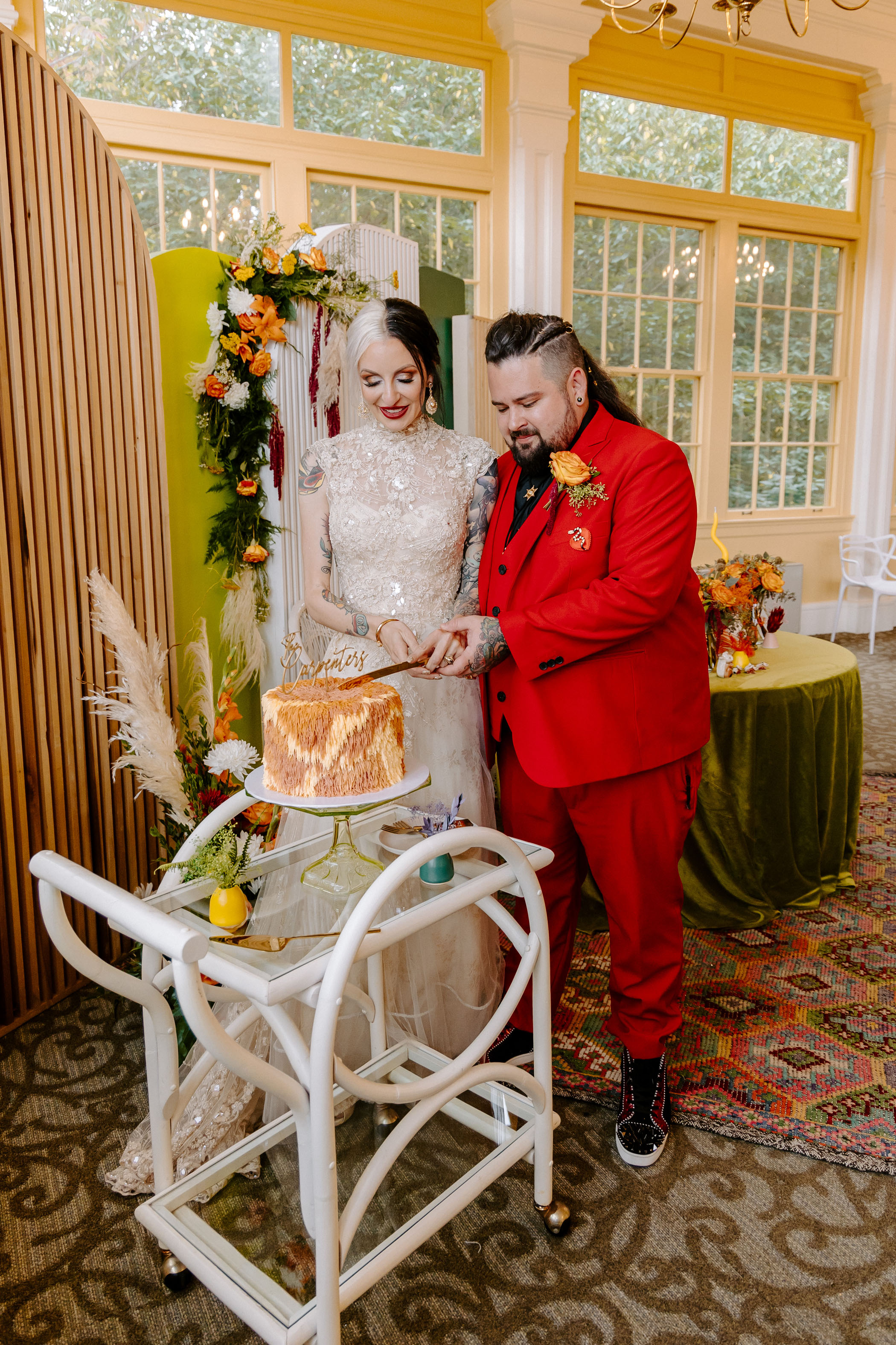 Wes Anderson Inspired Zoo Wedding