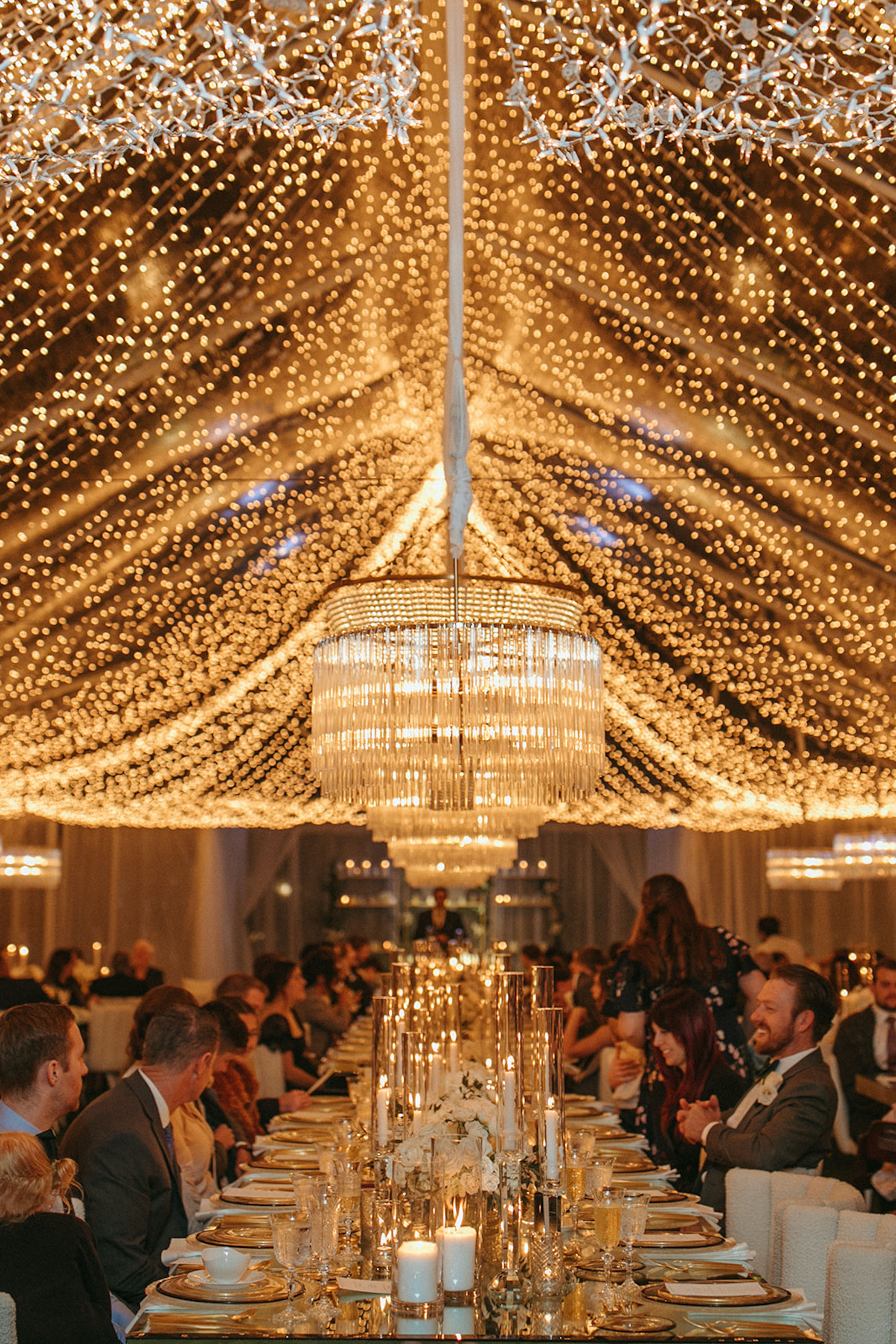 Modern Day Fairytale Wedding With Thousands of Sparkling Lights