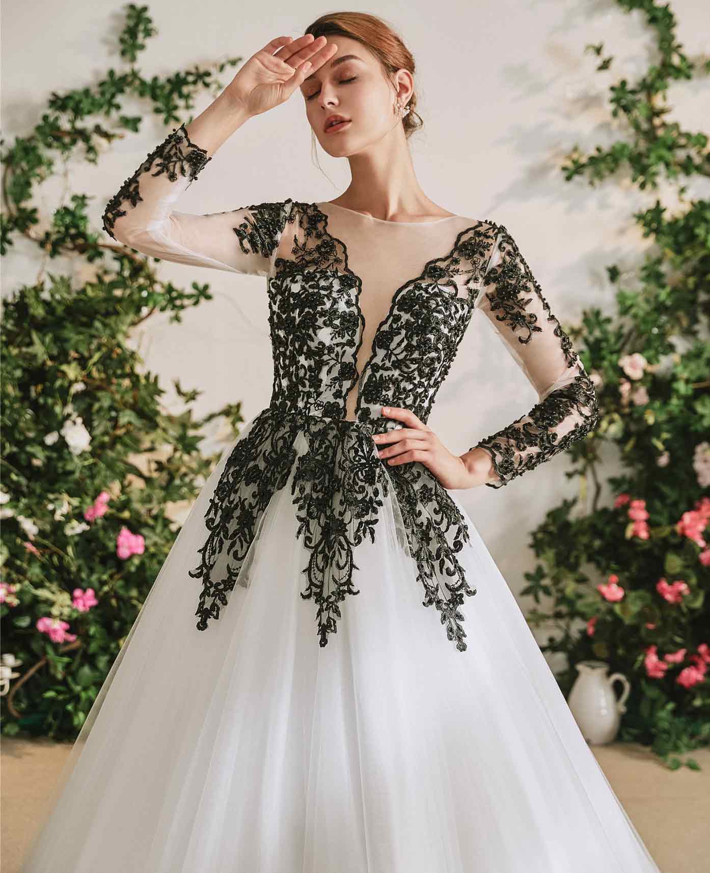 45 Elegant Black Wedding Dresses Sure to Wow