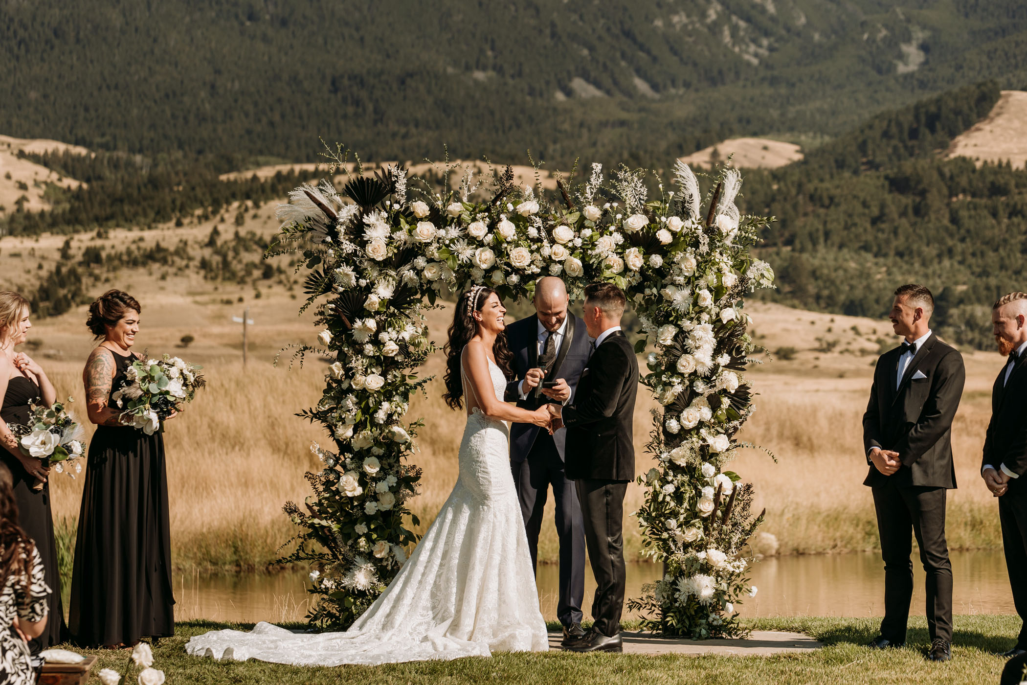 Western Bridal Dreams Wedding Paradise Valley Montana