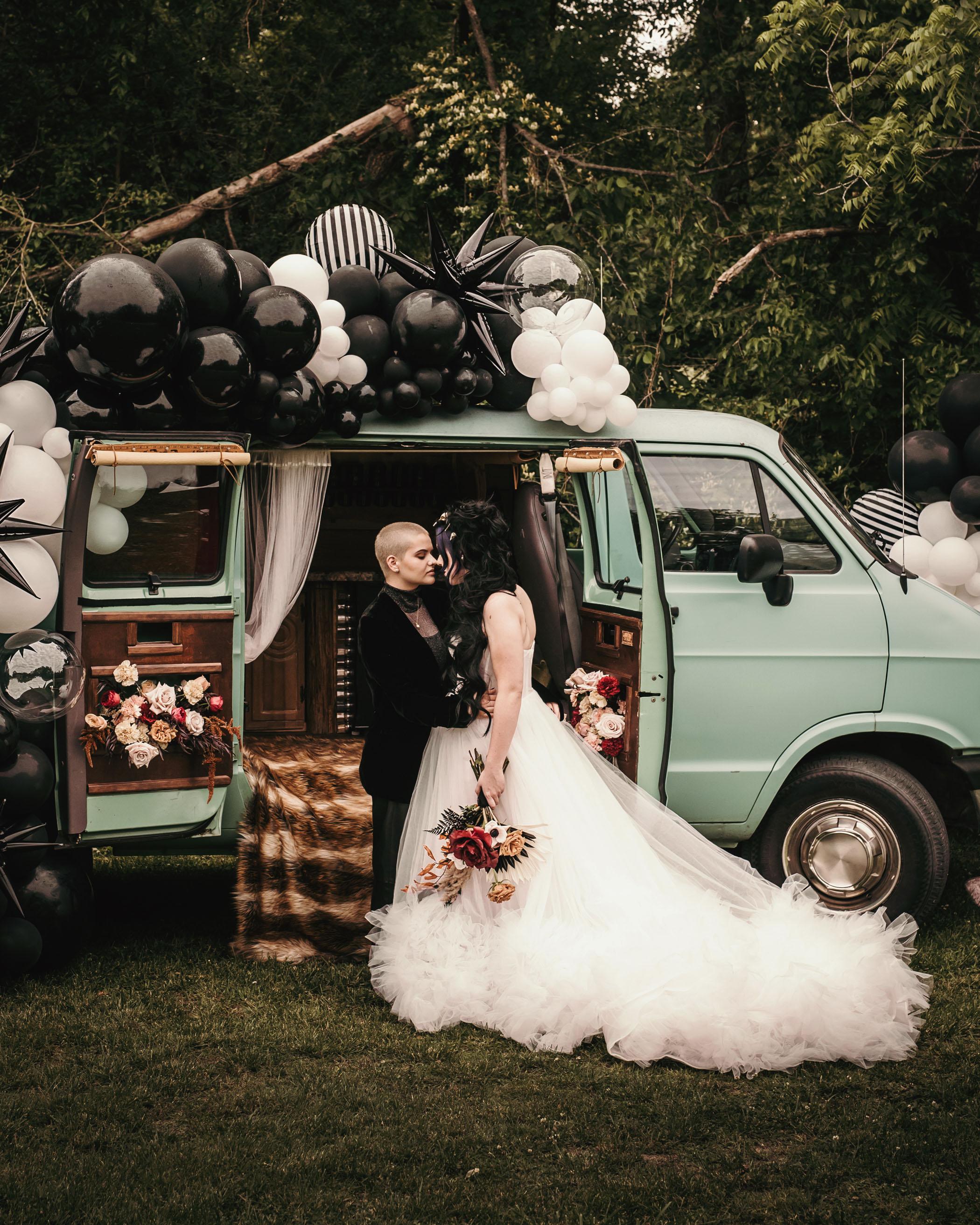 Moody Beetlejuice Inspired Wedding