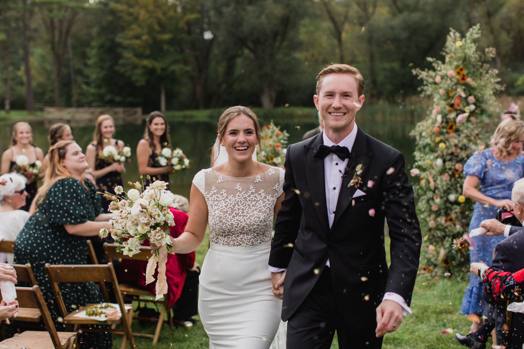 Modern Romance and Cottagecore Vibes for this Vermont Wedding